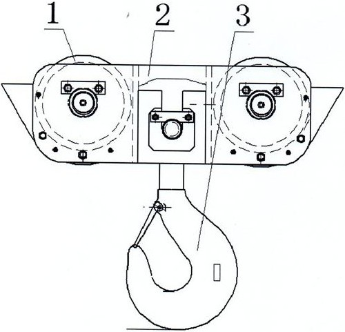 吊钩结构示意图有名称图片
