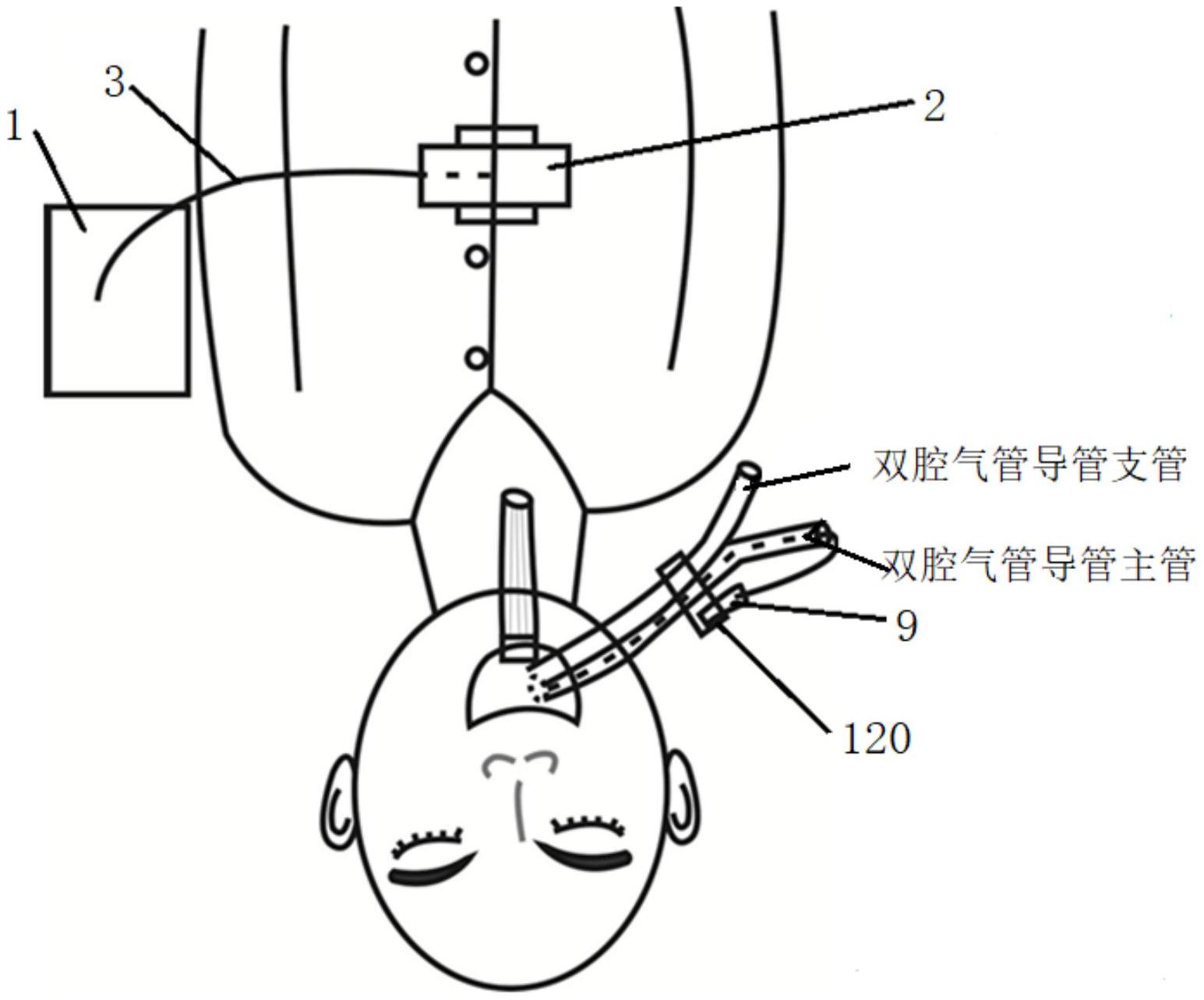 一種可視性即時性雙腔氣管插管操作組件