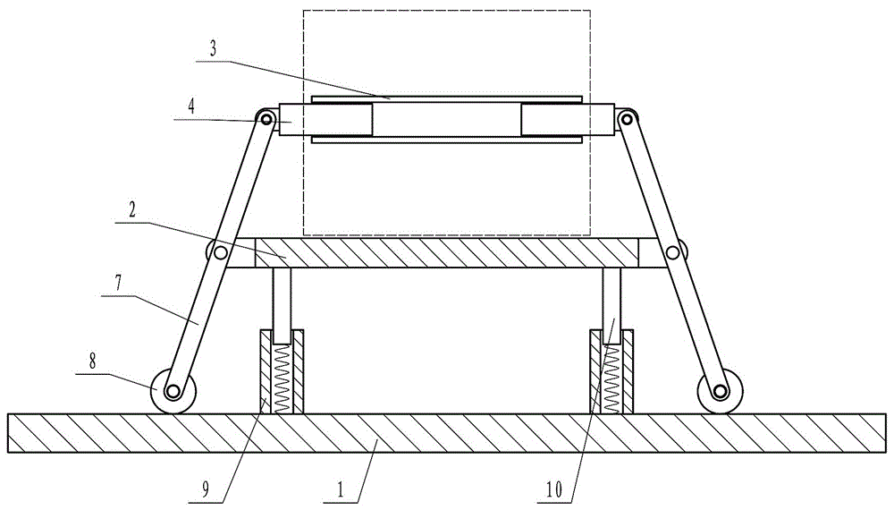 用于干挂石材切槽的支撑装置