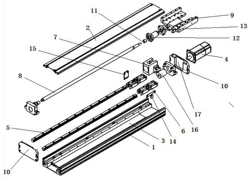 一种自注油系统的直线模组