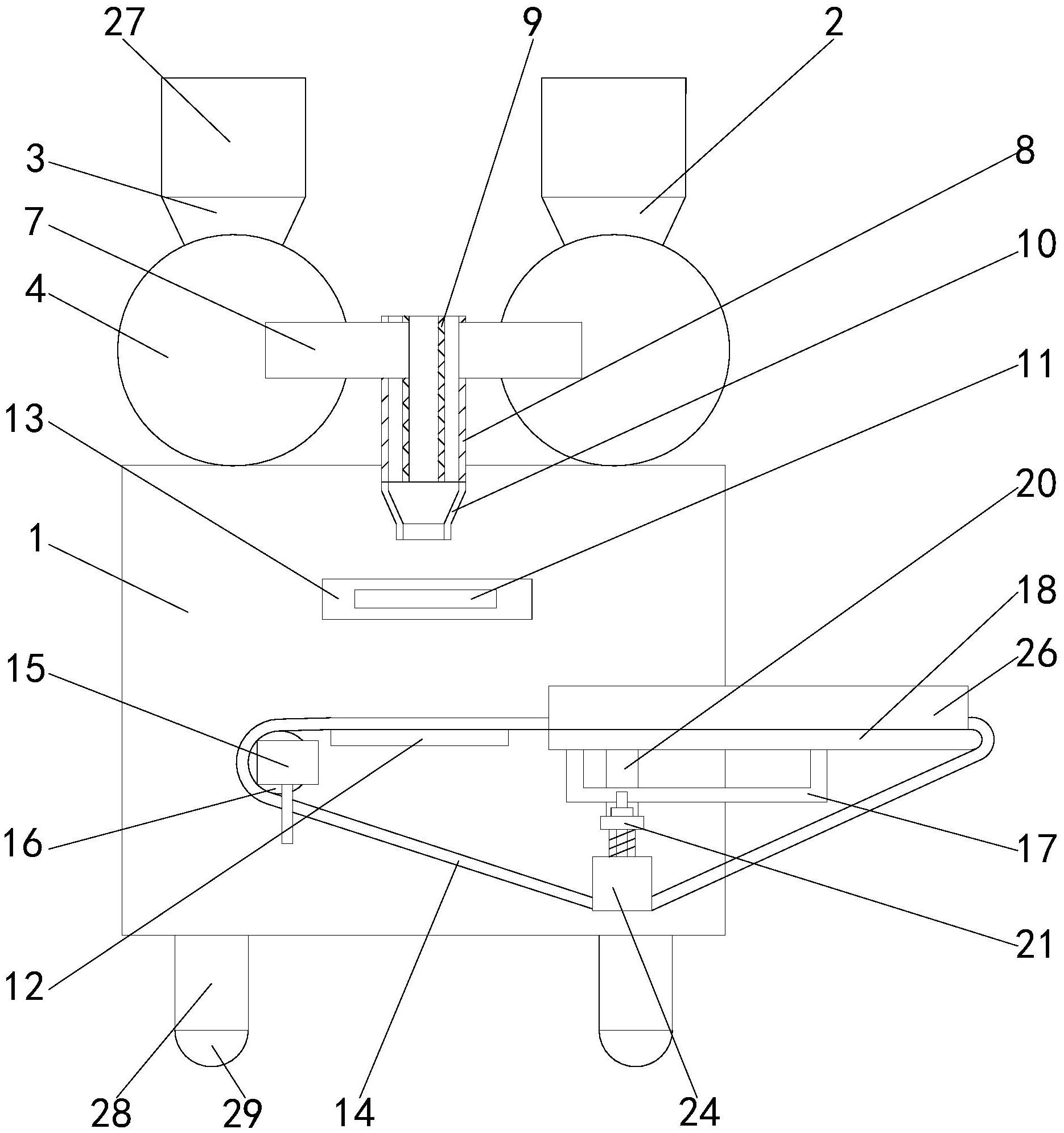 一种月饼自动包馅机
