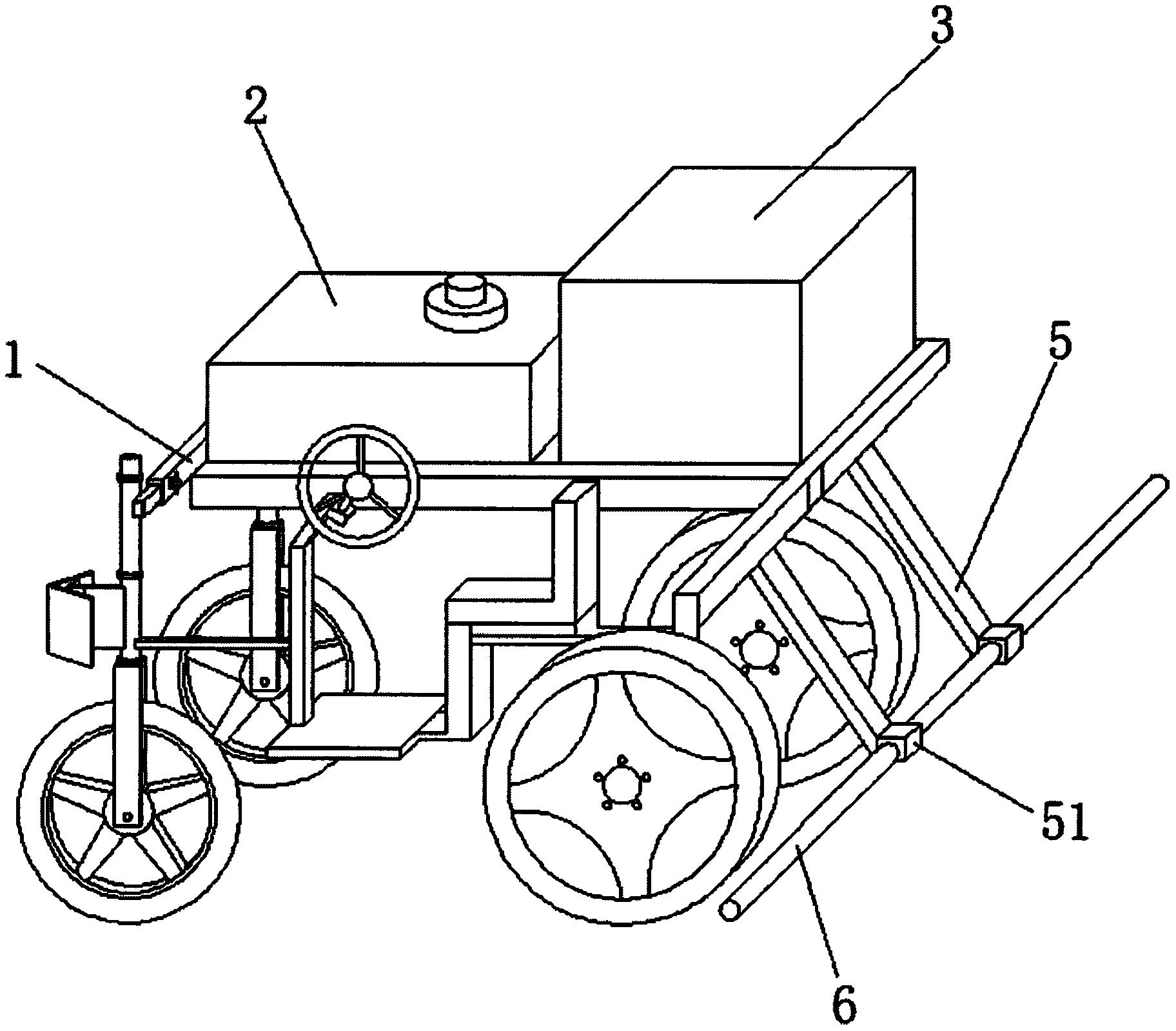 一种具有驾驶功能的多喷头农业喷药机