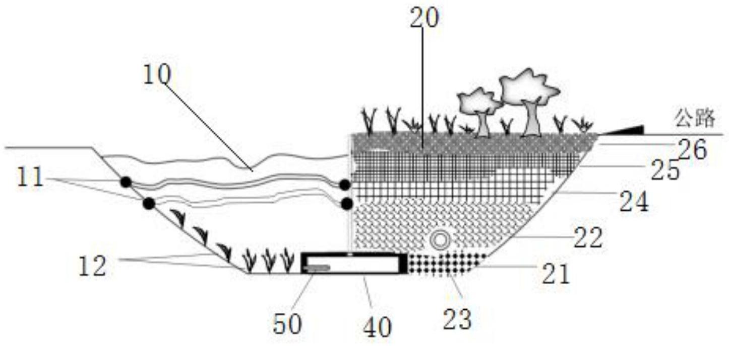 一种基于海绵城市建设的耦合式新型生态草沟