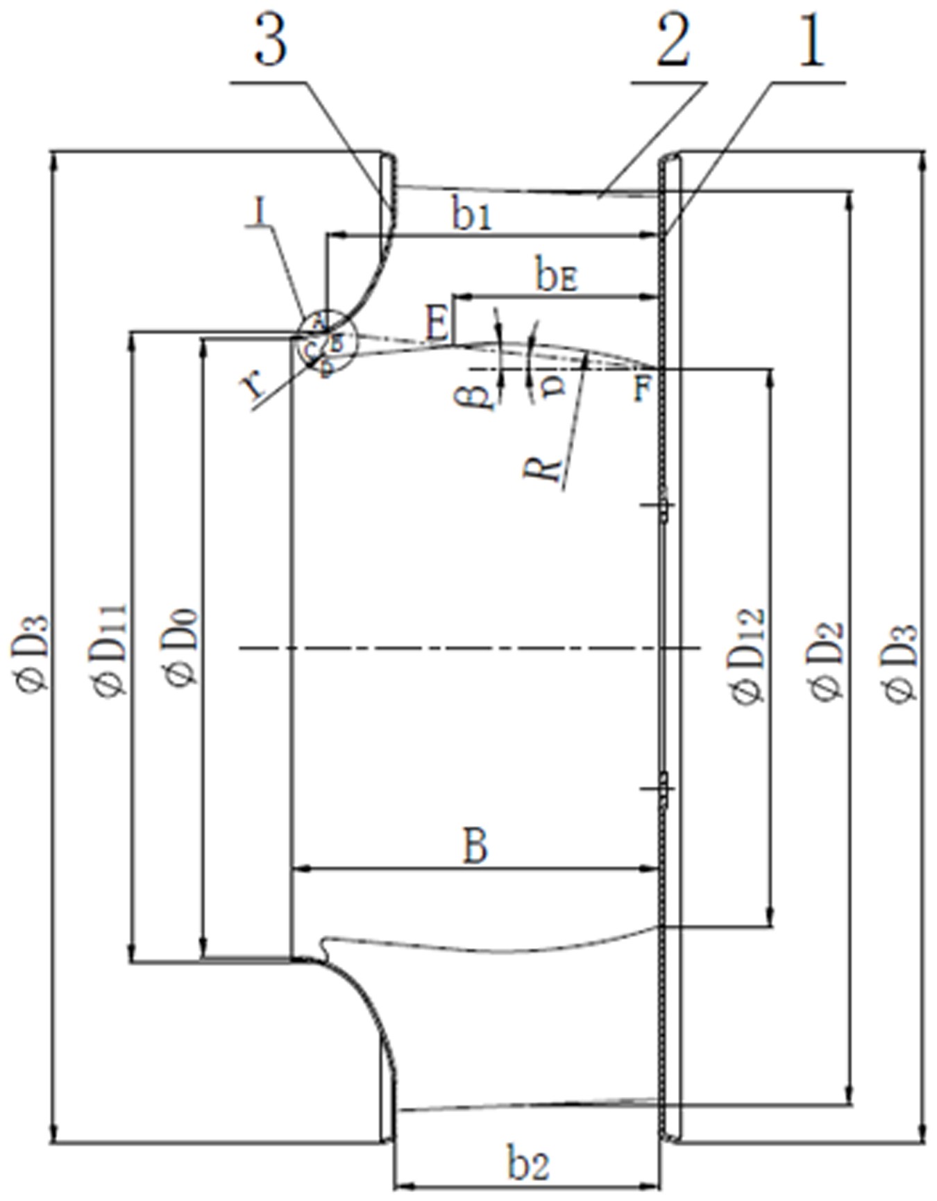 cn212584013u_一种仿生叶片离心通风机叶轮有效