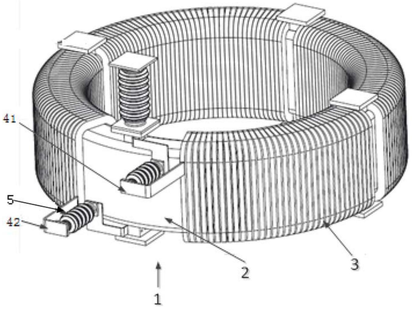 cn212587342u_一种电抗器单元及无漏磁干式高压环型空心高压电抗器