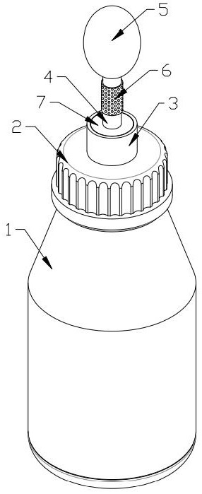 cn212621668u_一种流动相广口瓶取样装置有效