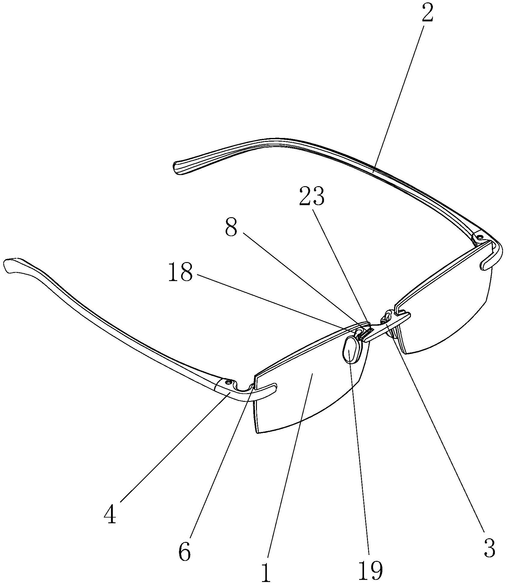 cn212623382u_一种无框眼镜有效