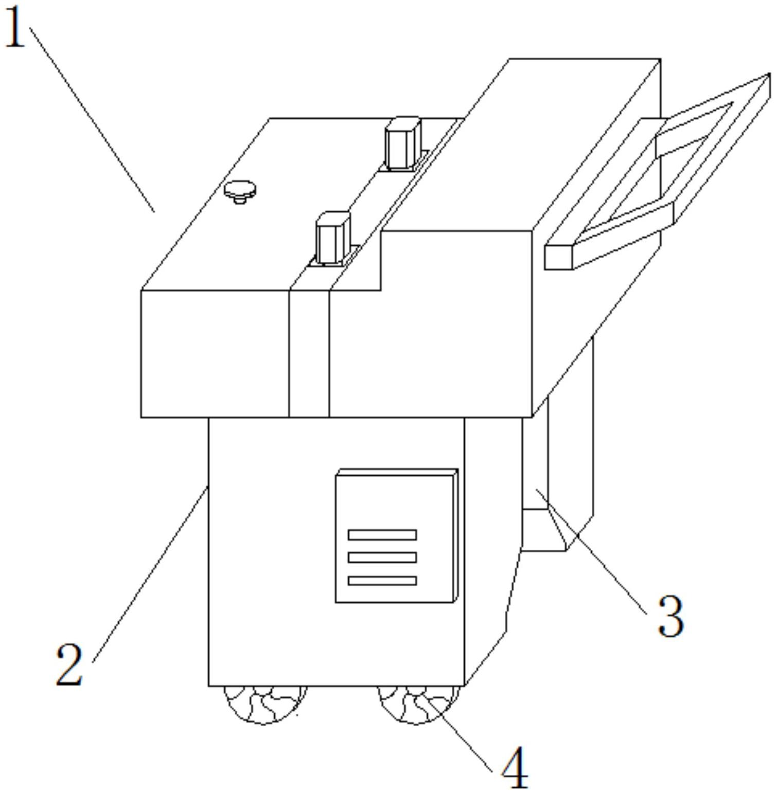 本实用新型公开了一种市政道路护栏清洗设备,包括机壳组件和工作组件