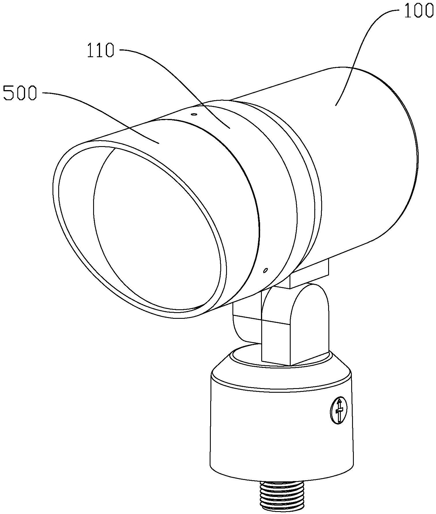 磁力调焦防水投光灯