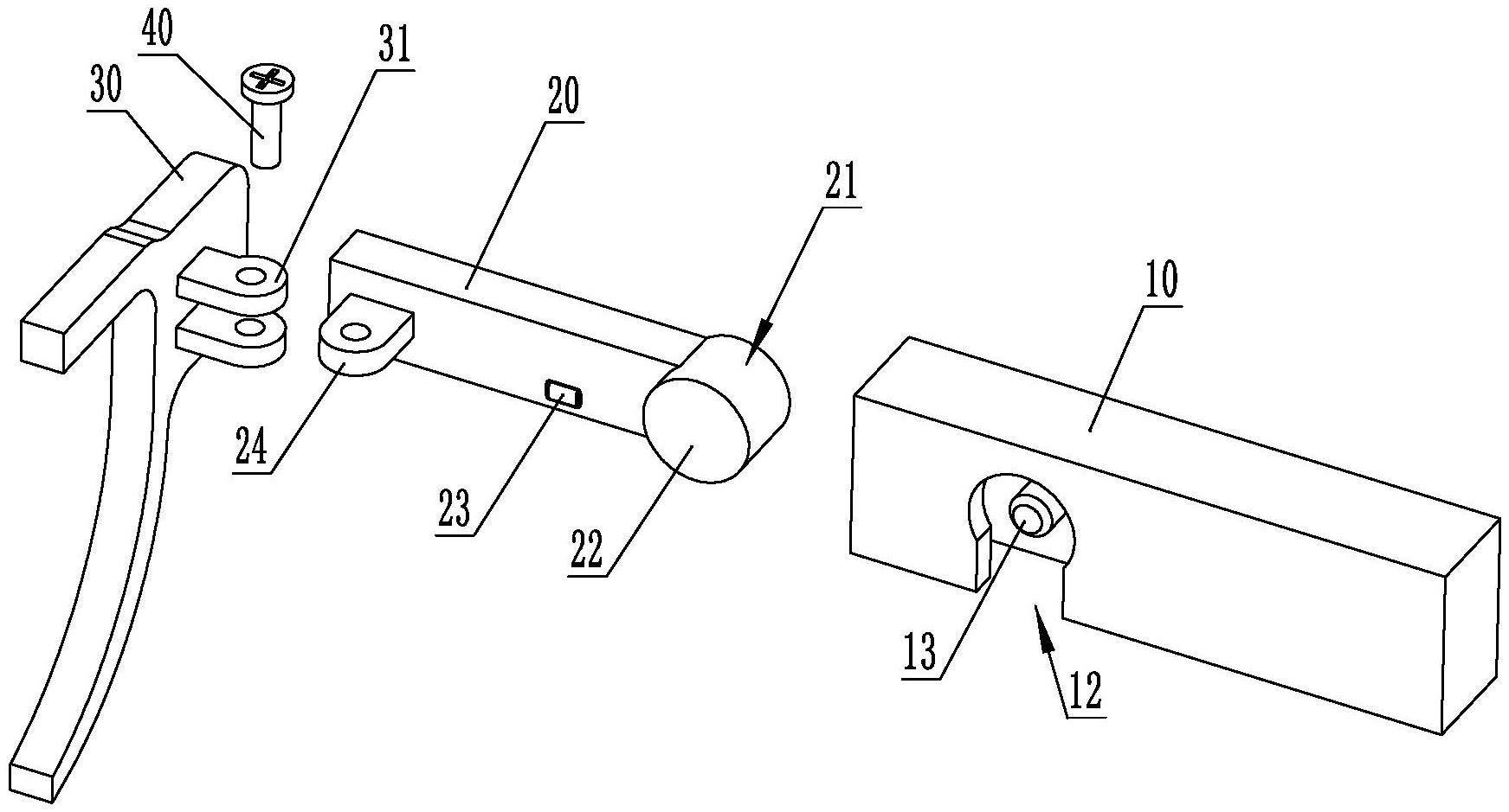 cn212647190u_一种可拆卸结构及眼镜有效