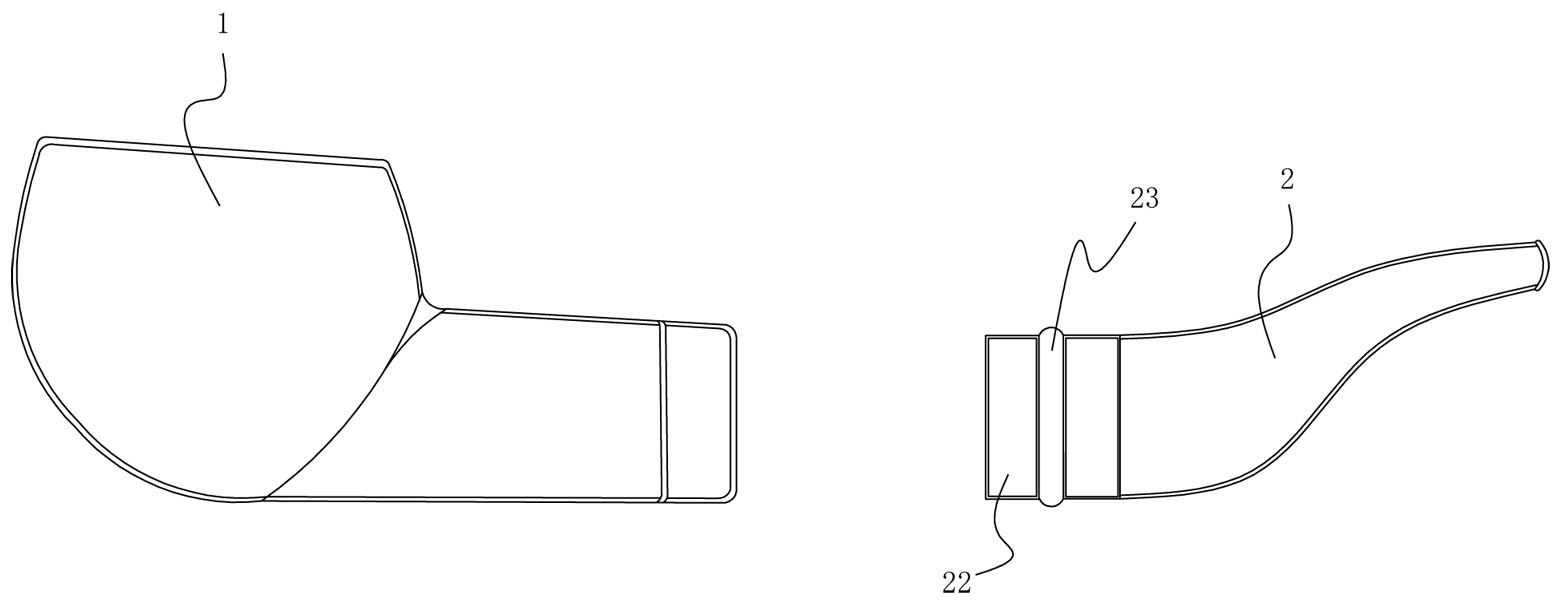 一种具有新型内部烟道结构的烟斗