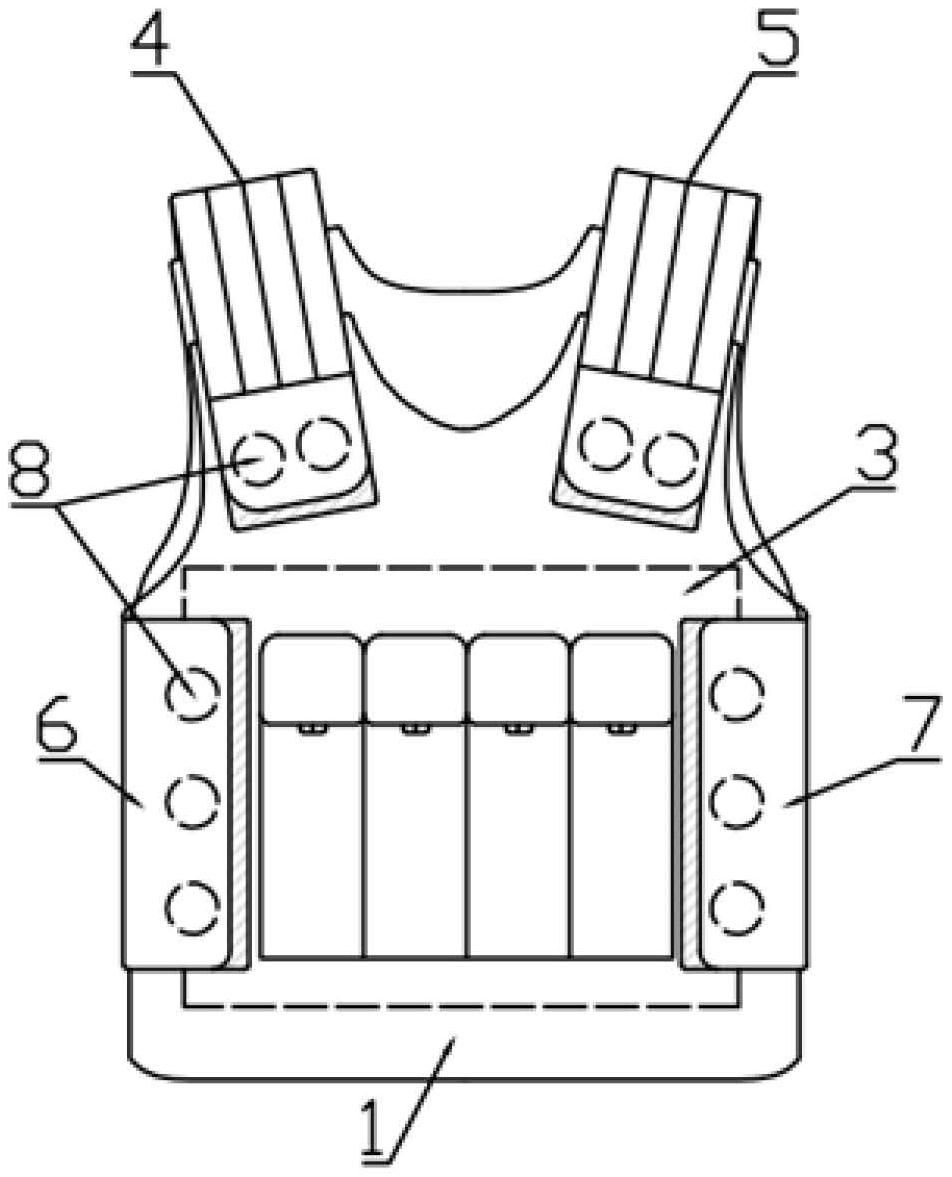 一种具有防护功能的快脱式战术背心