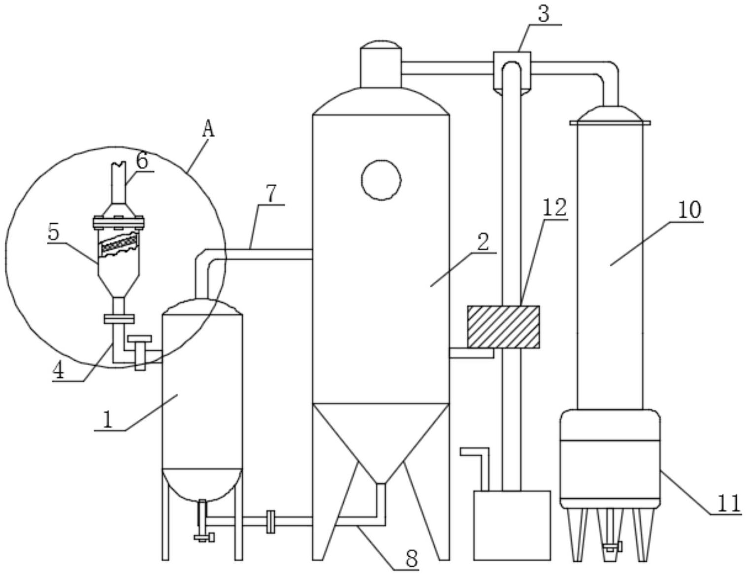 一种单效外循环蒸发器
