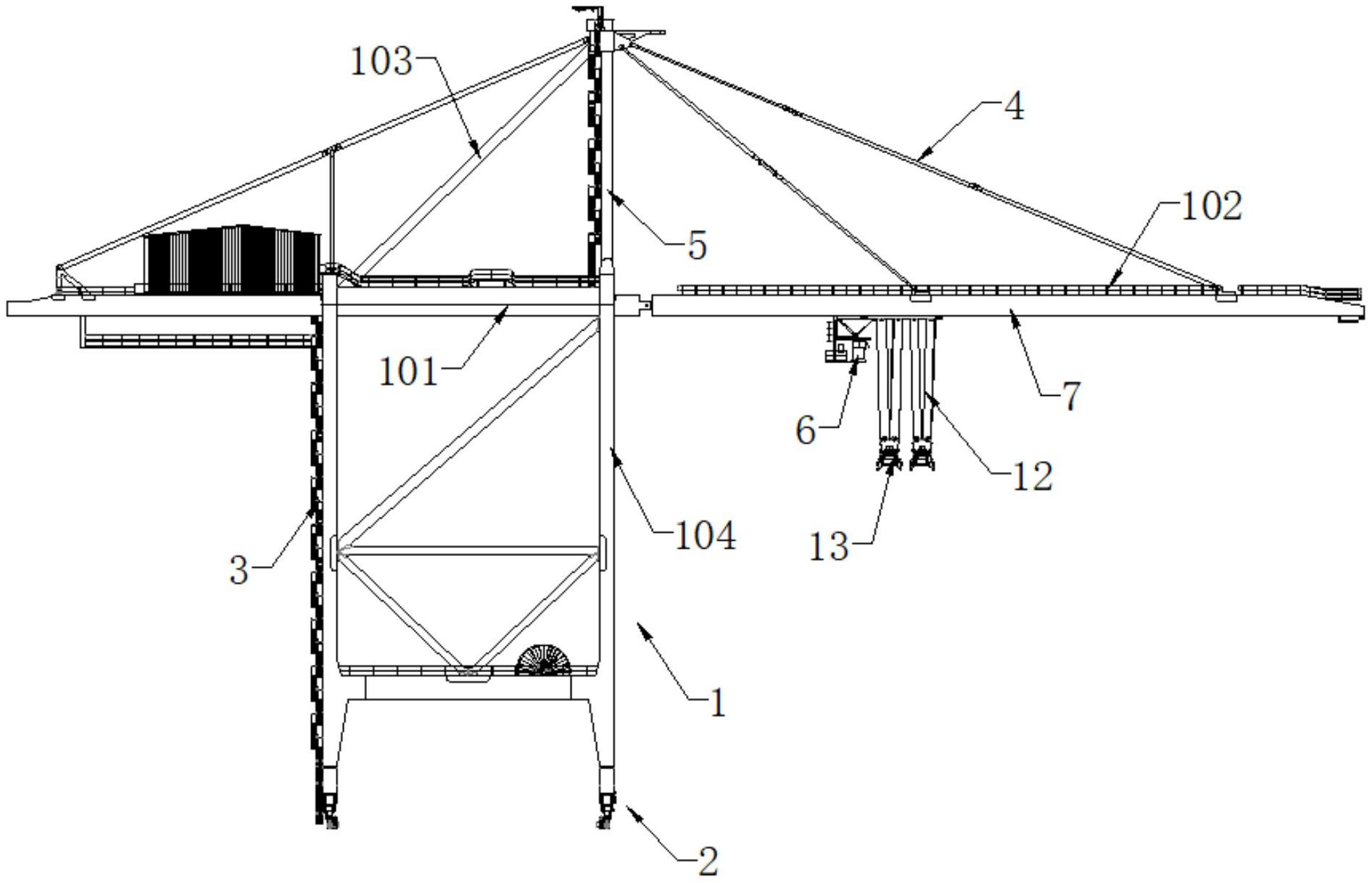 一种桥梁架设用缆索吊机起重装置