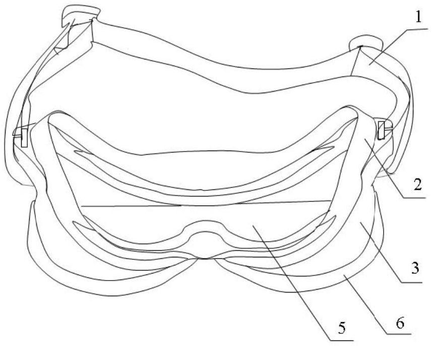 一种新型医用防护隔离眼罩