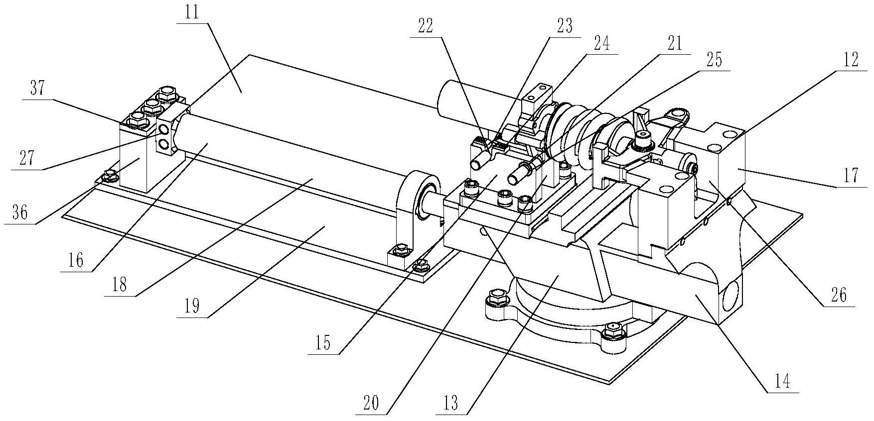 一种快速压缩弹簧的液压台虎钳装置
