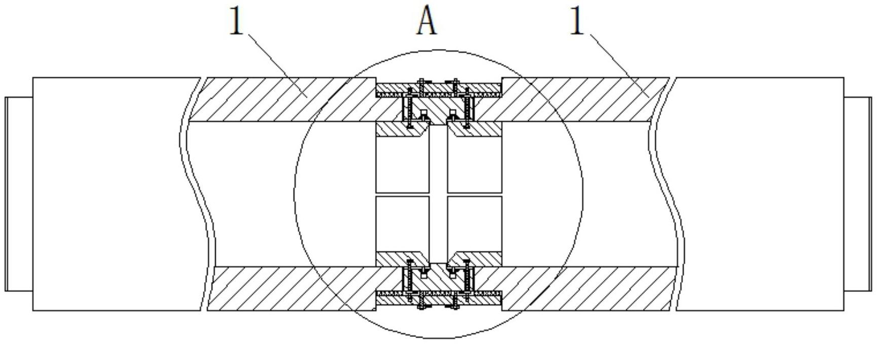 cn212804675u_一种钢筋混凝土水管组卡接机构