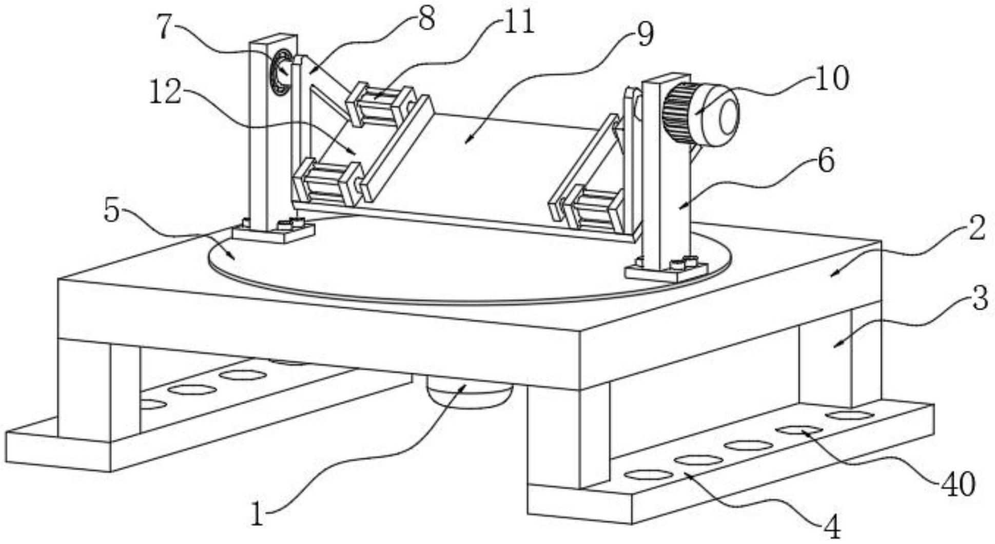 一种可360度转动的汽车配件用夹具
