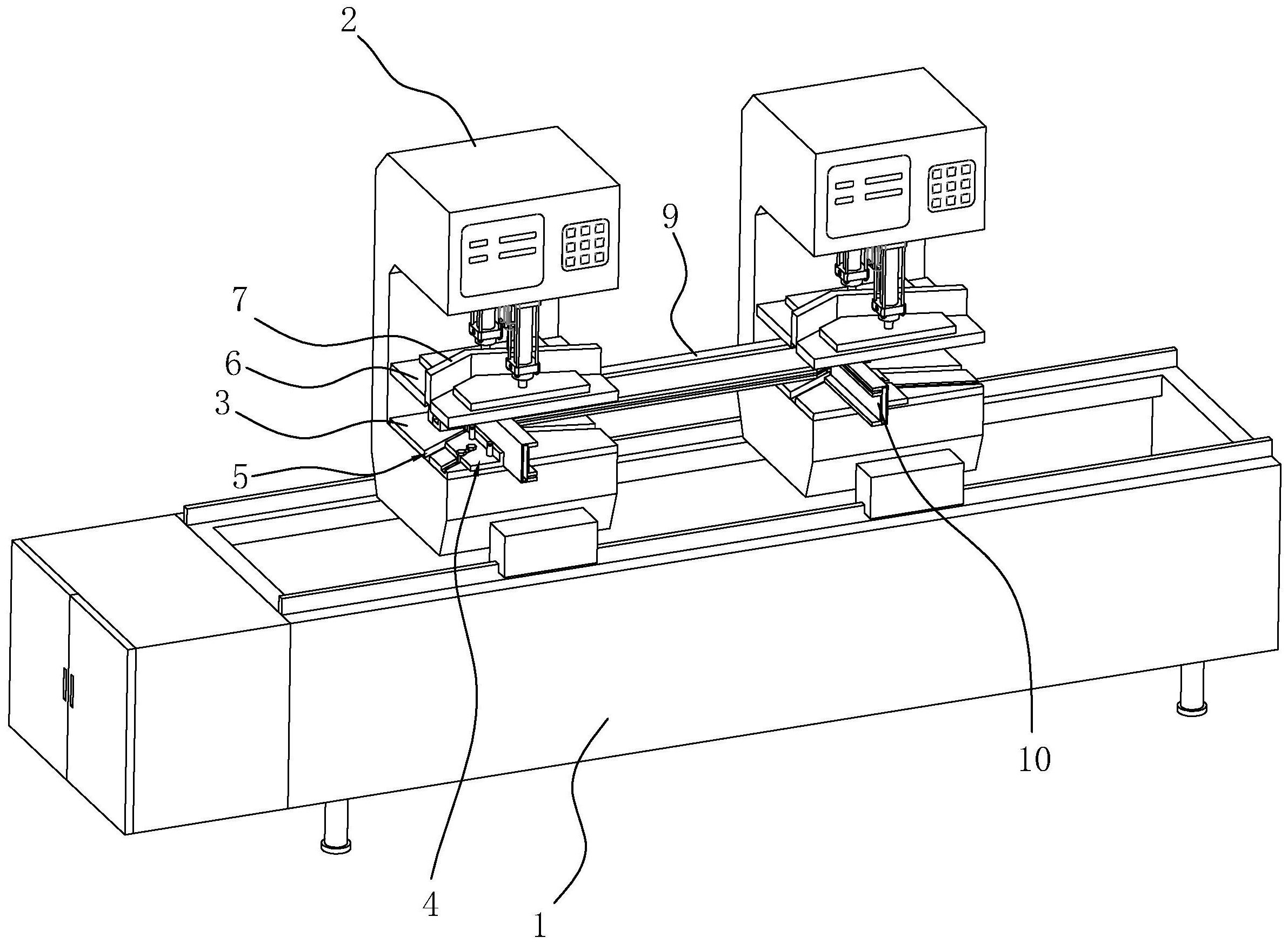cn212826883u_一种压紧稳定的门窗塑钢焊机