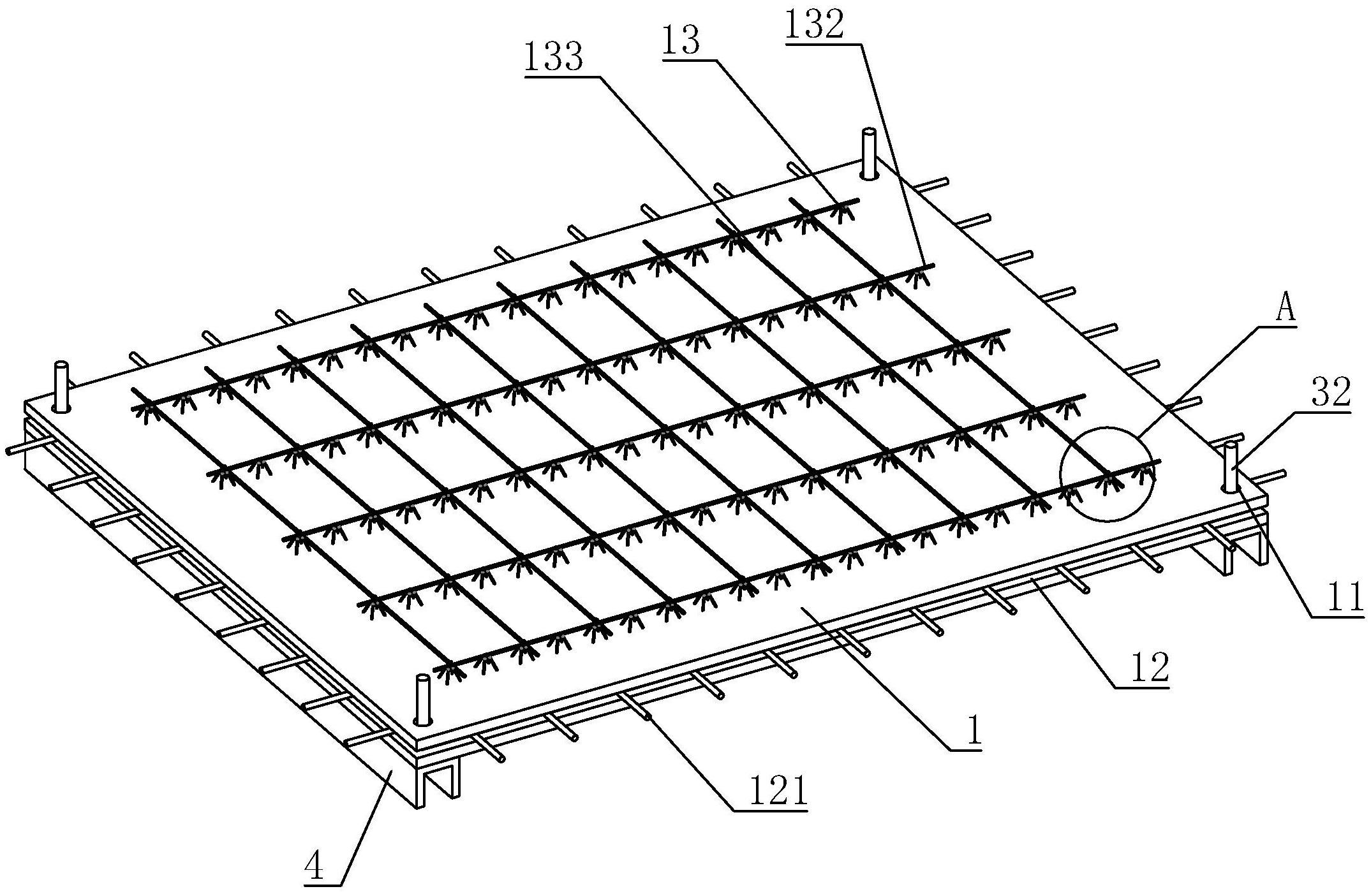cn212836176u_一种毛化表面的叠合预制楼板