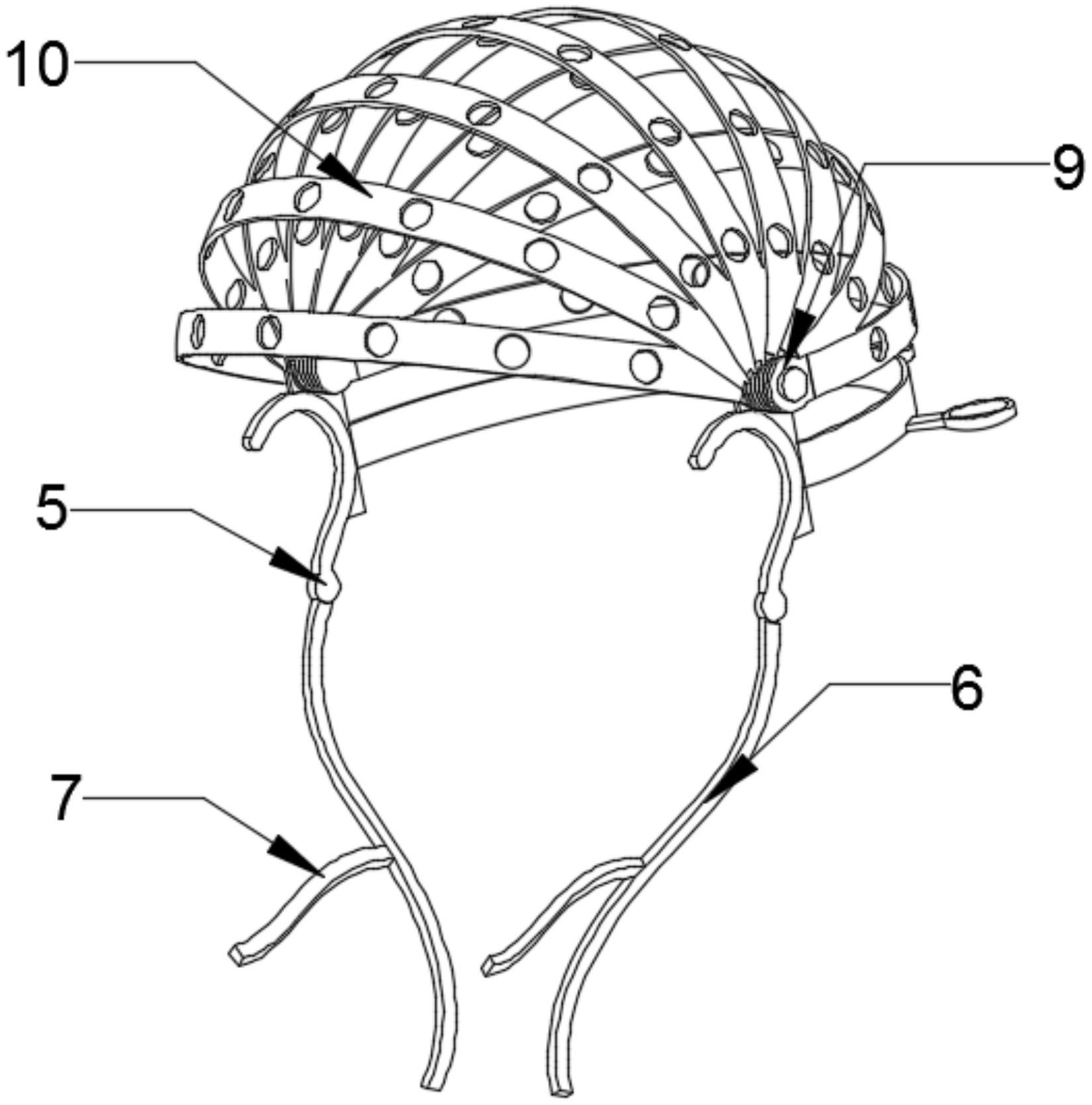 脑电帽子示意图图片