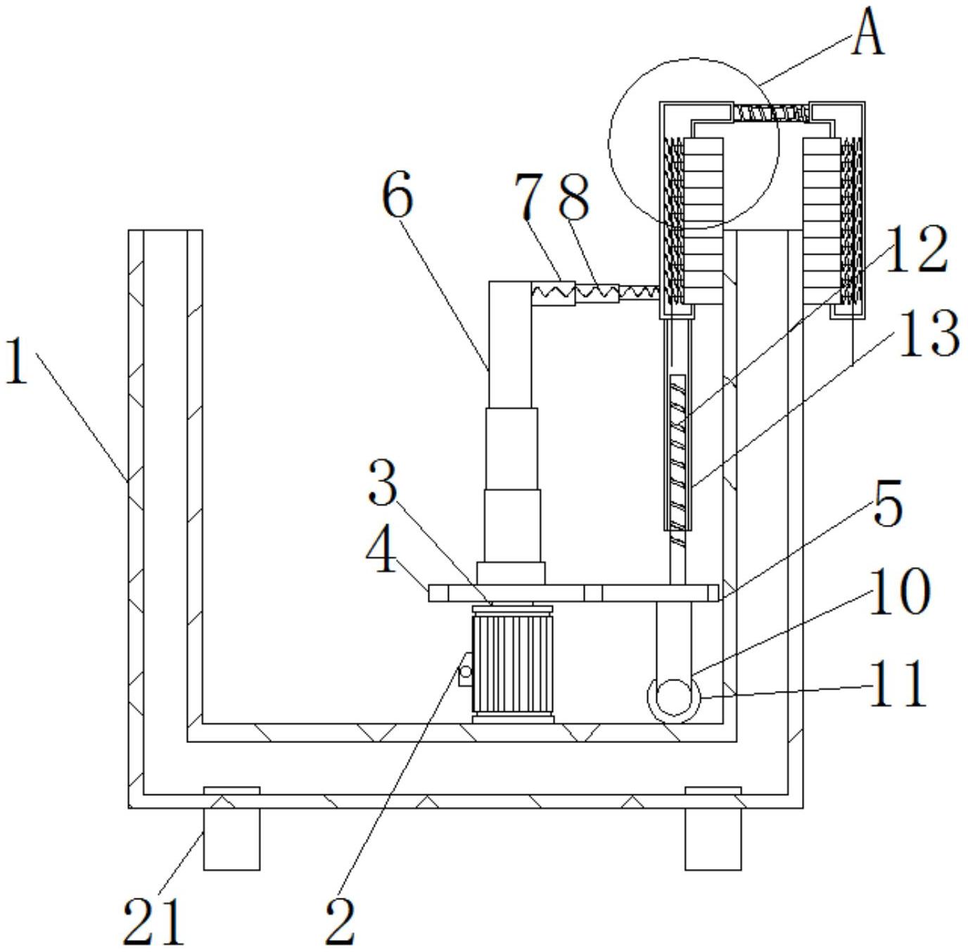 cn212884893u_一种可保证内部负压均匀的消失模铸造用砂箱有效