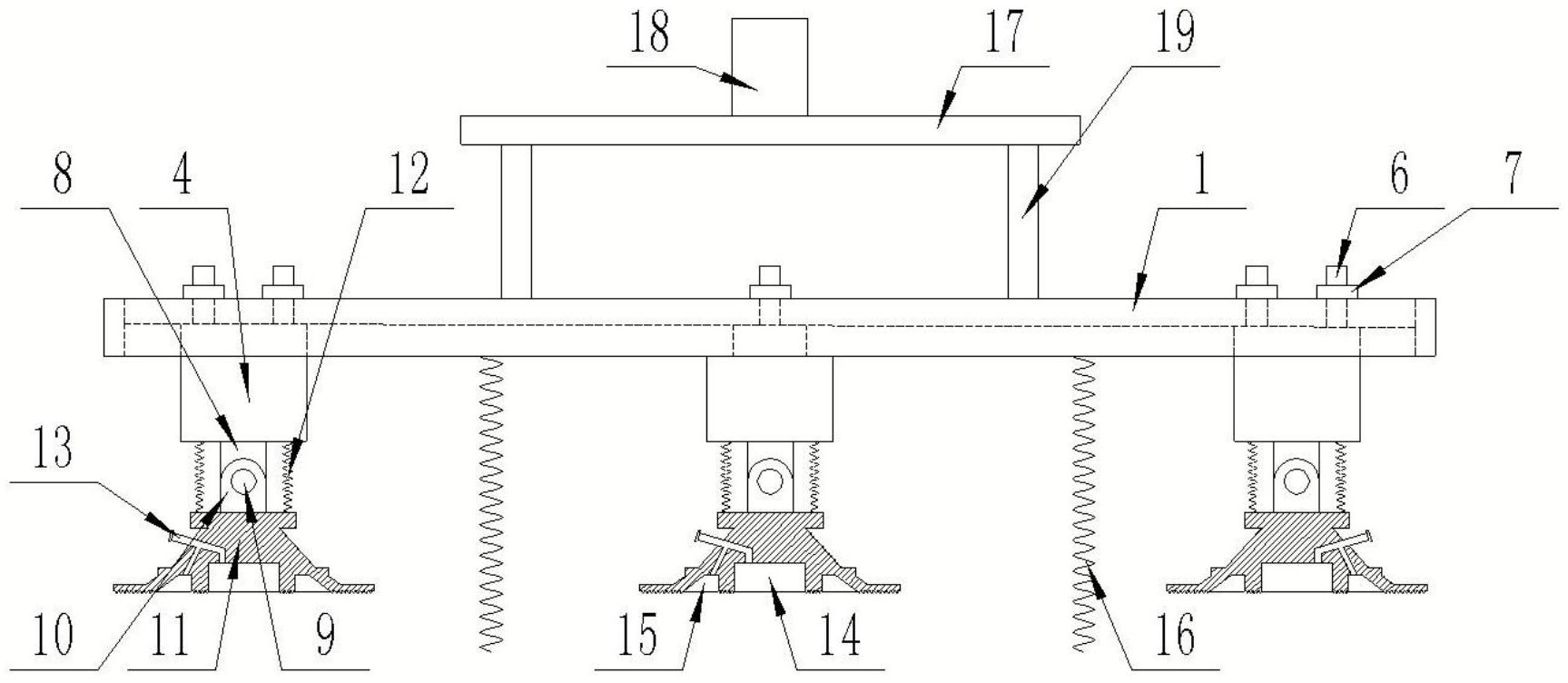 一種抓取工件用多軸機械手真空吸盤