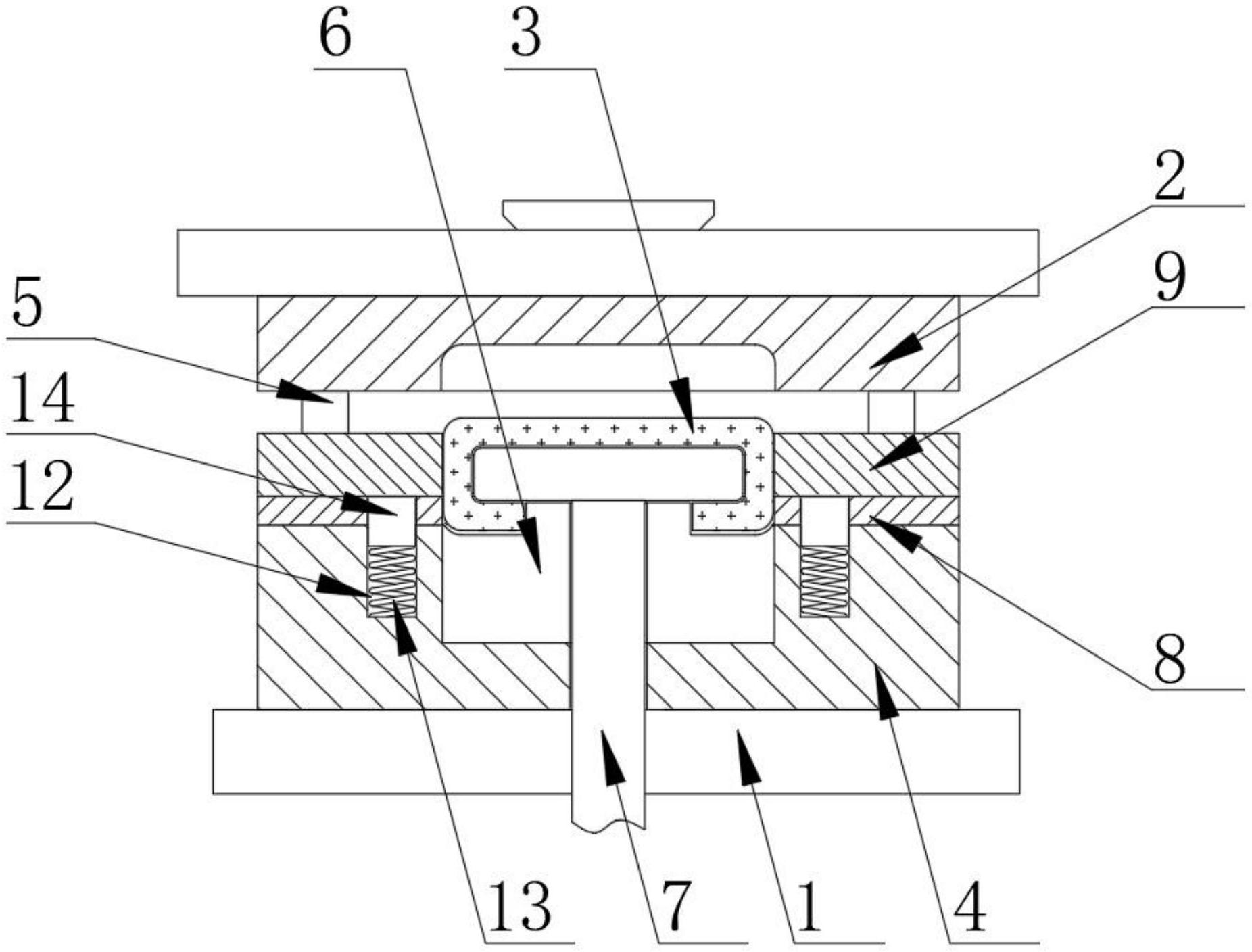 一种注塑模具用快速抽芯斜顶结构