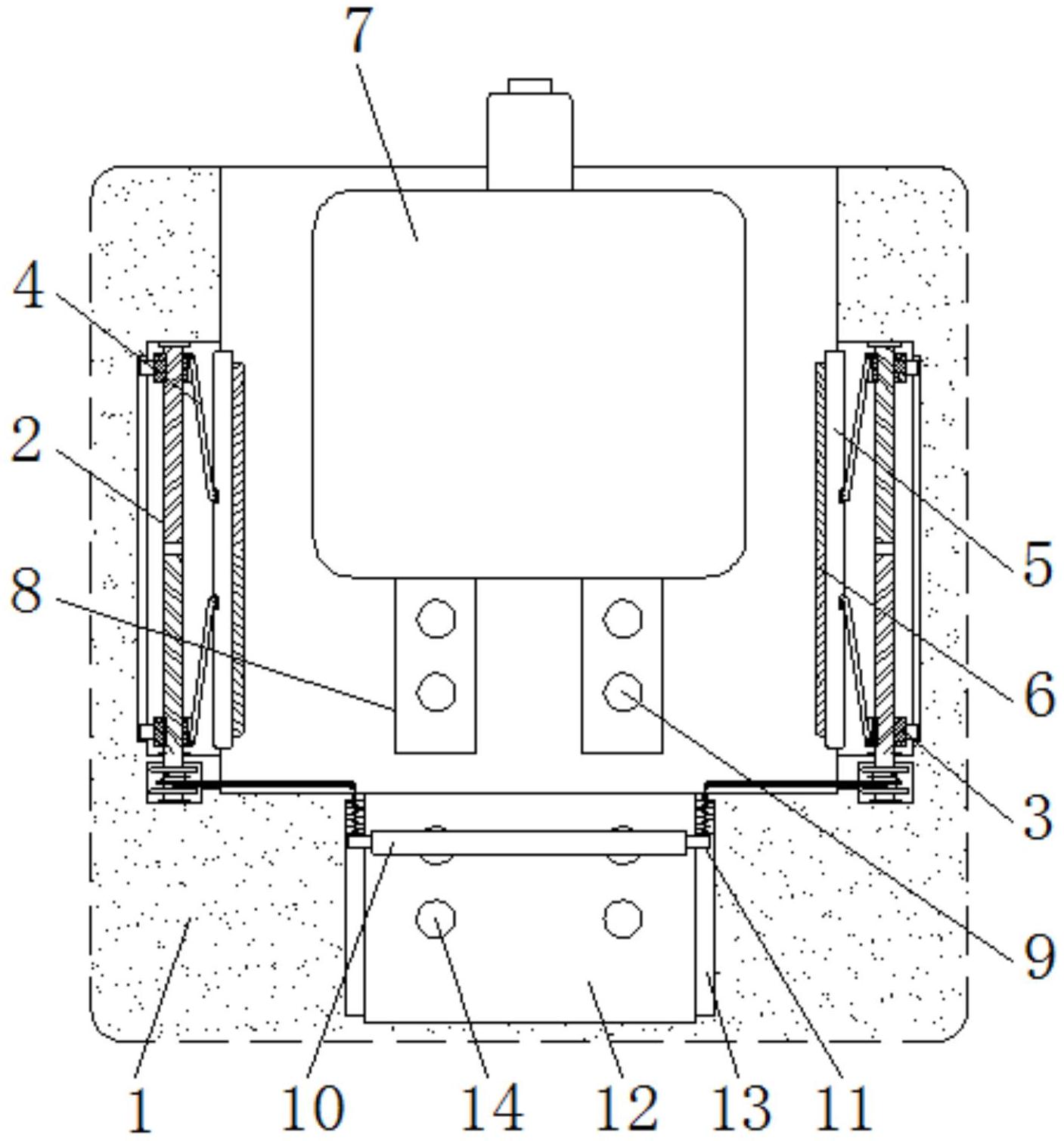 一种电瓶车用塑料过载保护器卡合安装结构