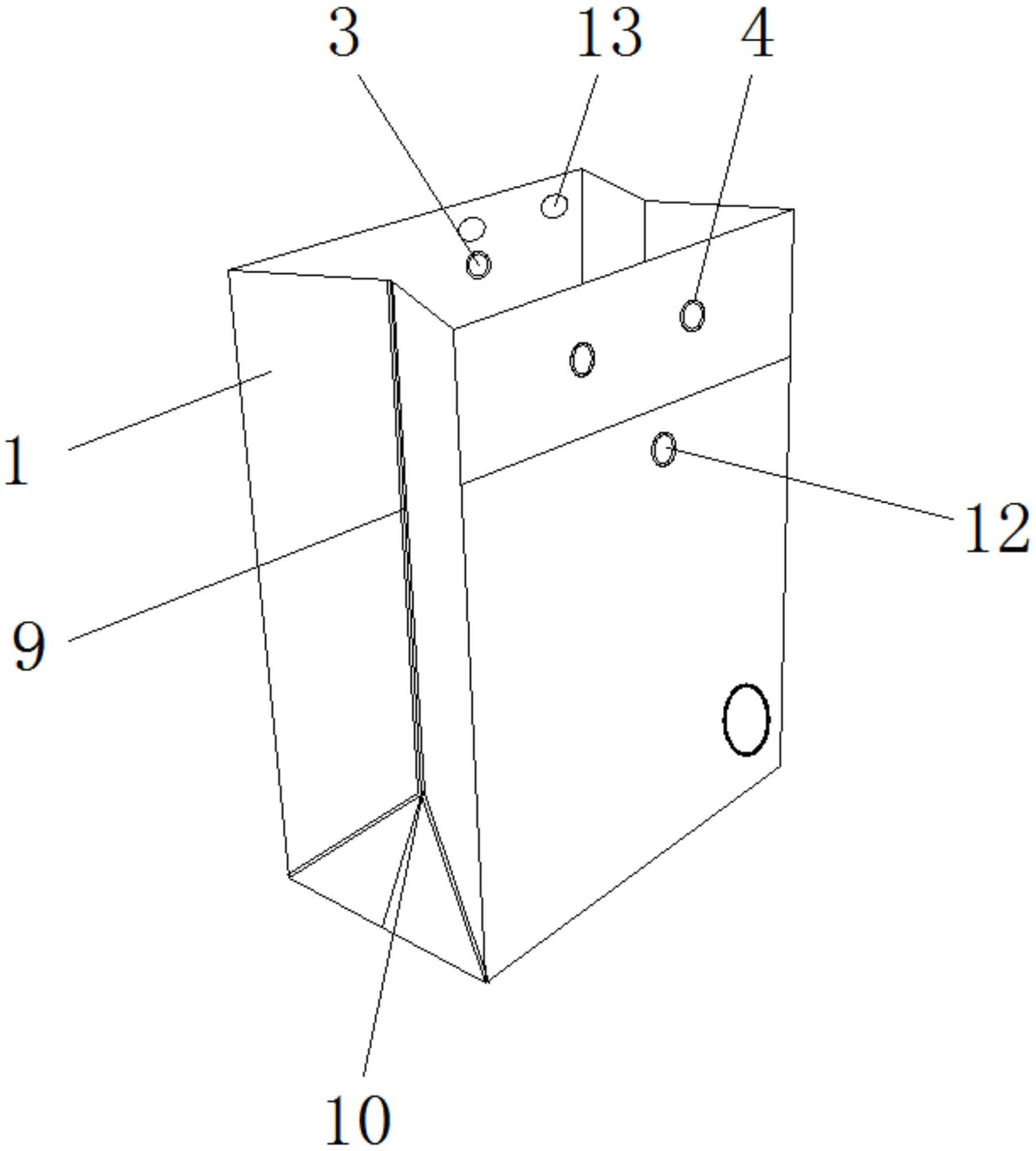 一种双层内部结构的包装袋