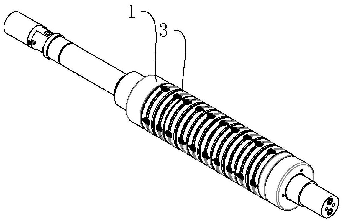 一种双气路滑差轴