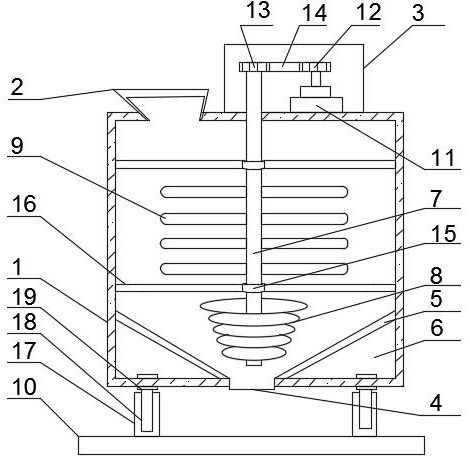 一种防堵塞料仓