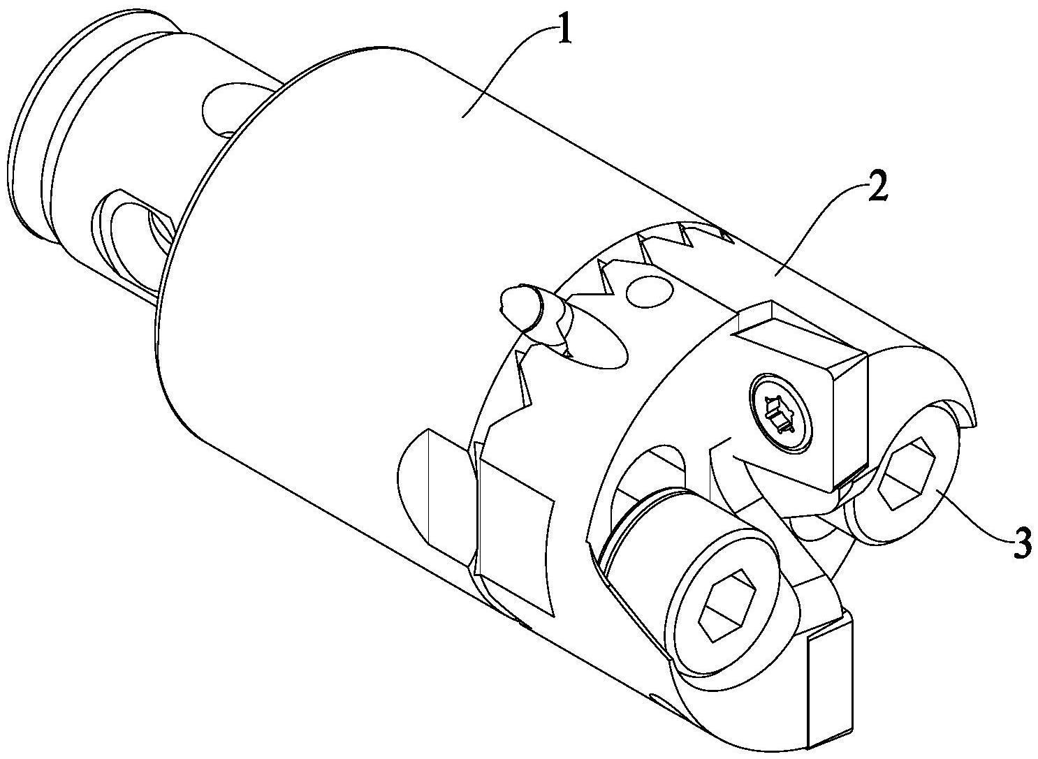 一种粗镗小镗头
