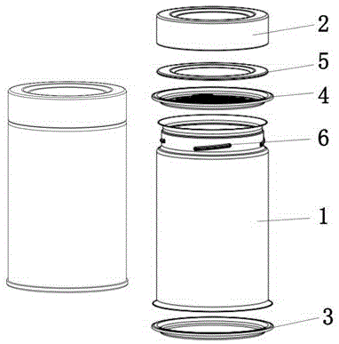 一种螺旋金属罐