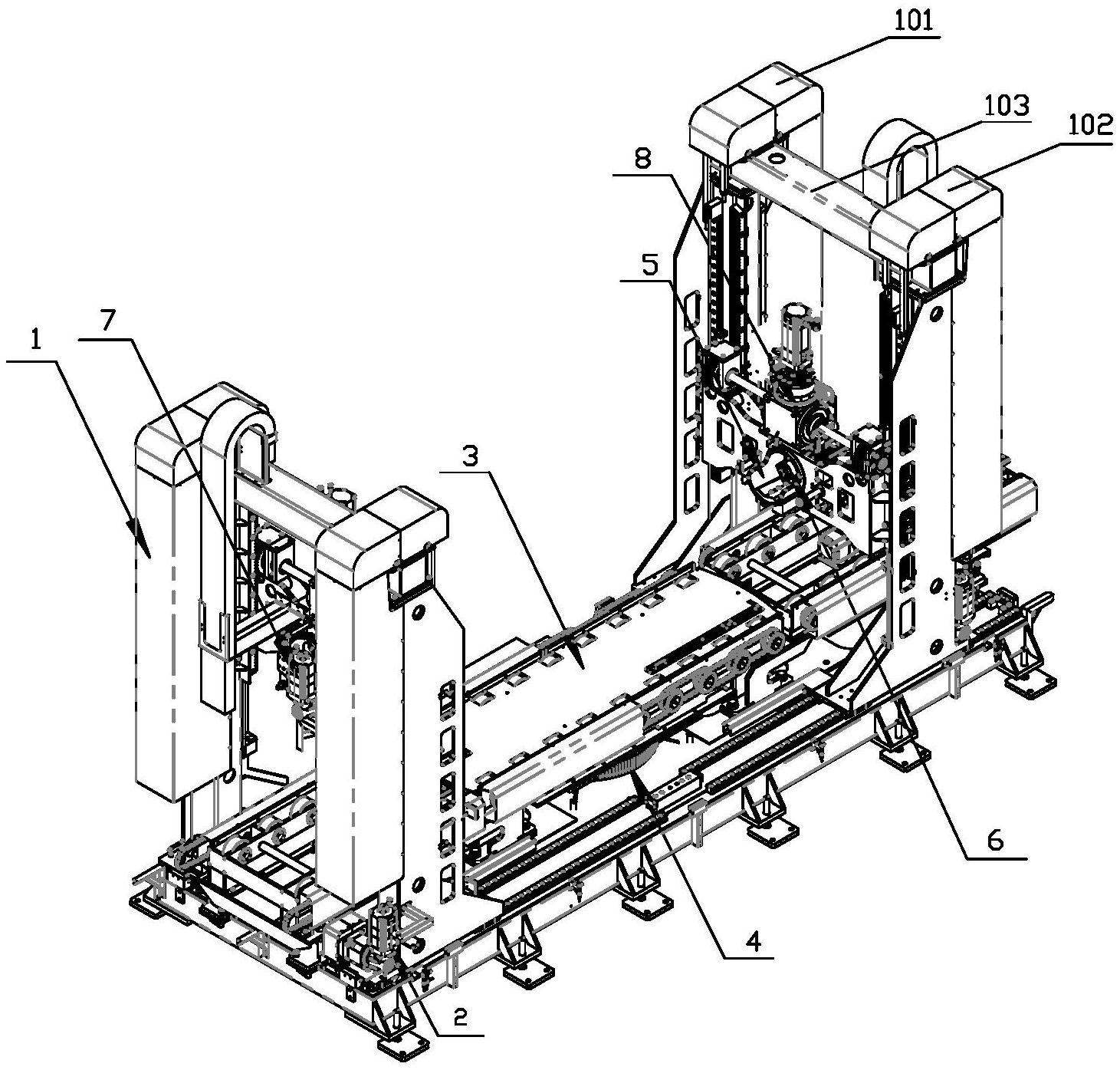 cn212953950u_一种发动机龙门式盘车翻转机