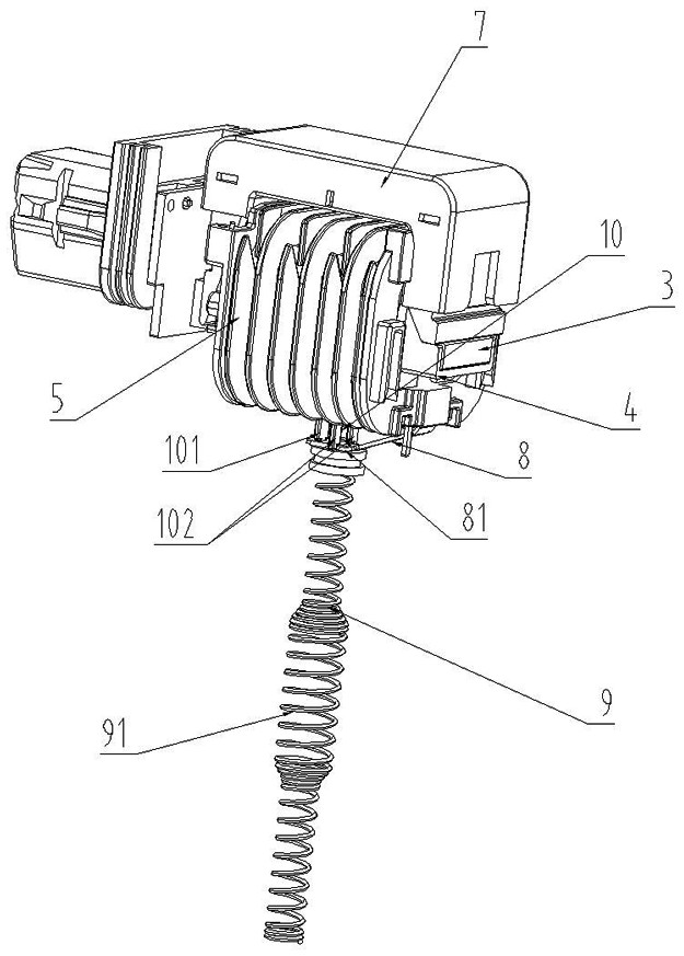 结构严密型笔式点火线圈