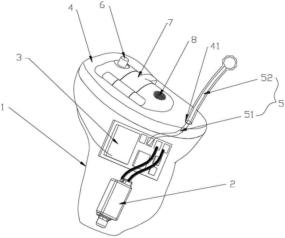 耳道式助听器结构图图片