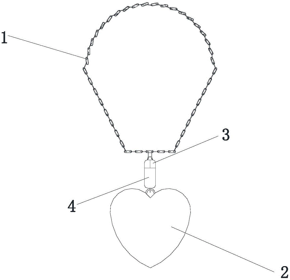 一种项链连接结构