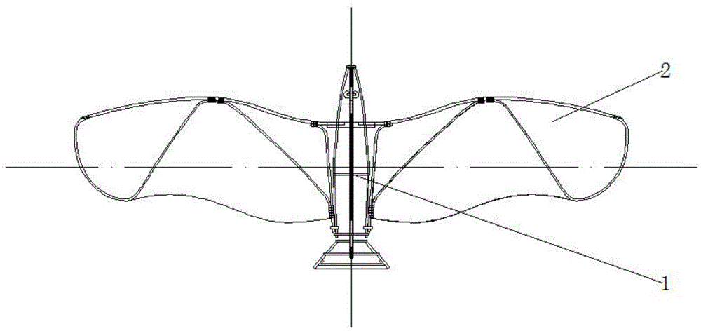 板鹰风筝结构图片
