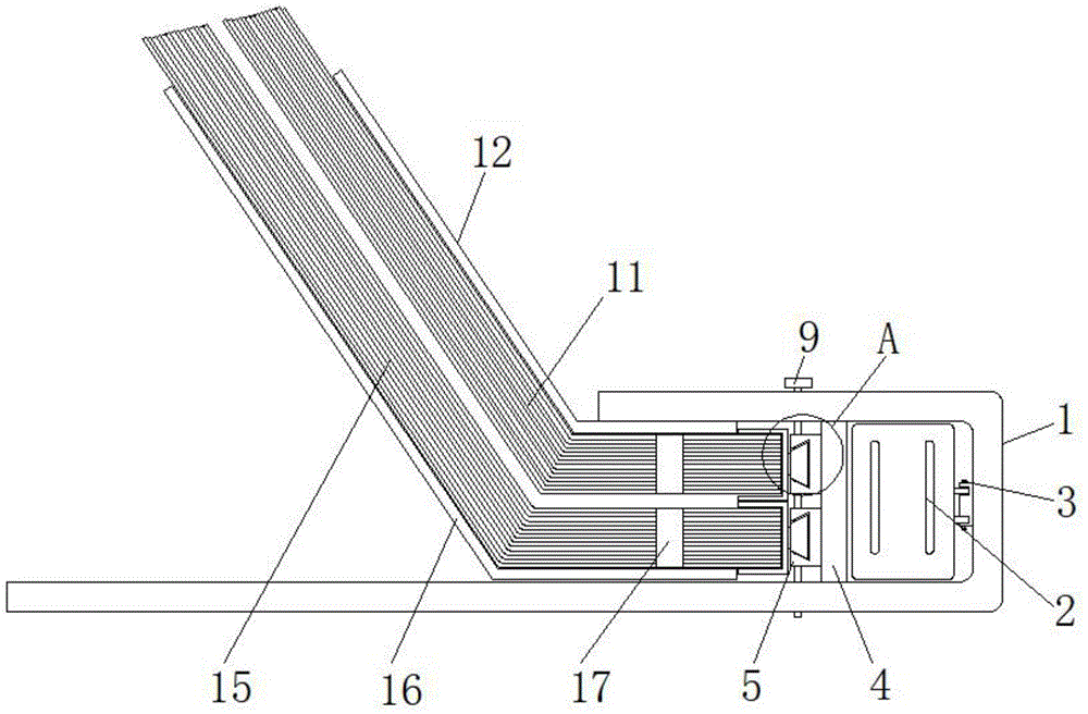 一种组装式泄漏报警警示的盾尾刷