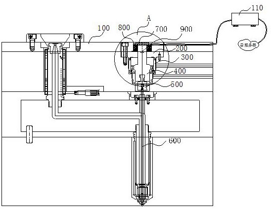 一种可检测阀针运动的热流道