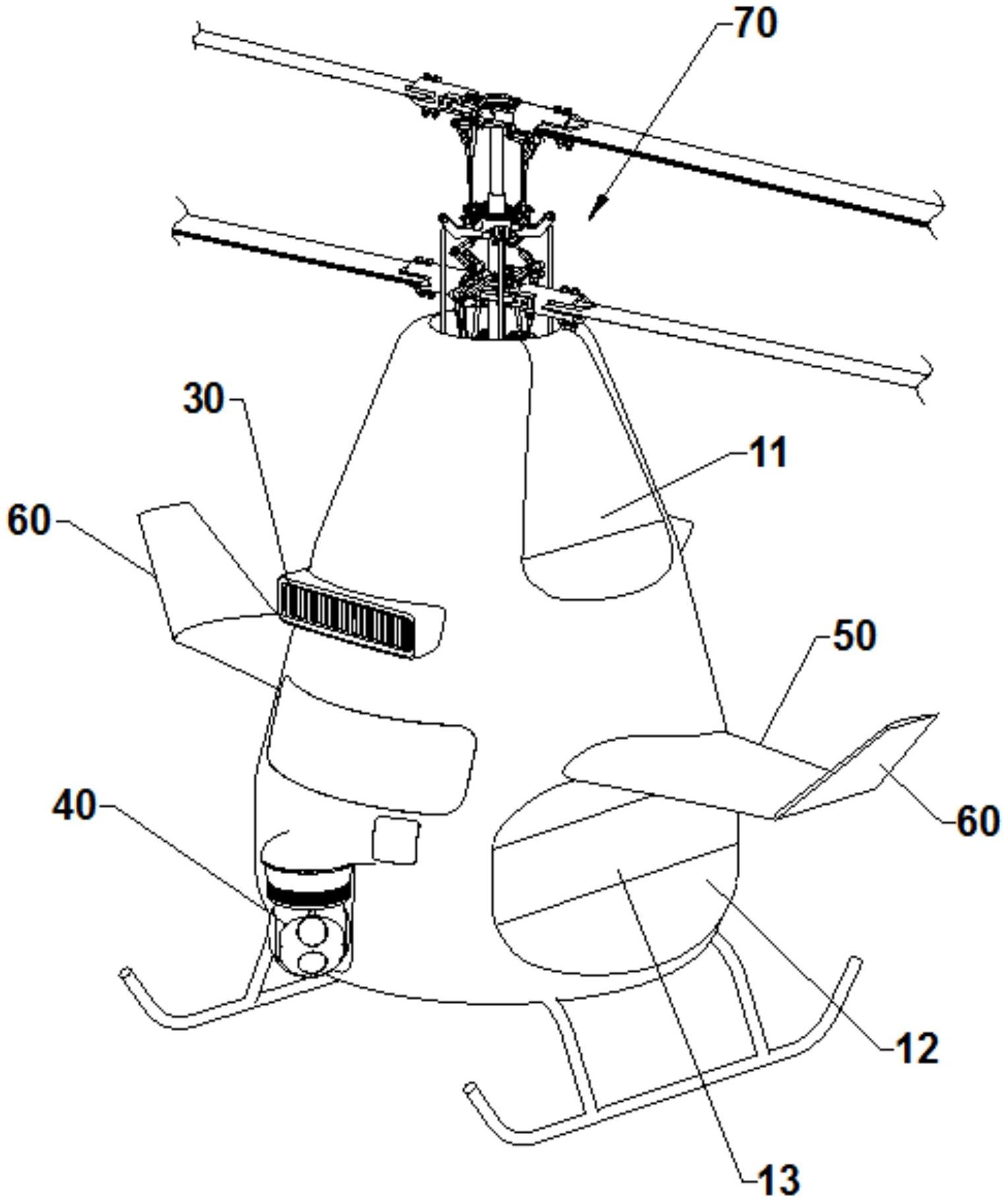 无尾桨直升机原理图片