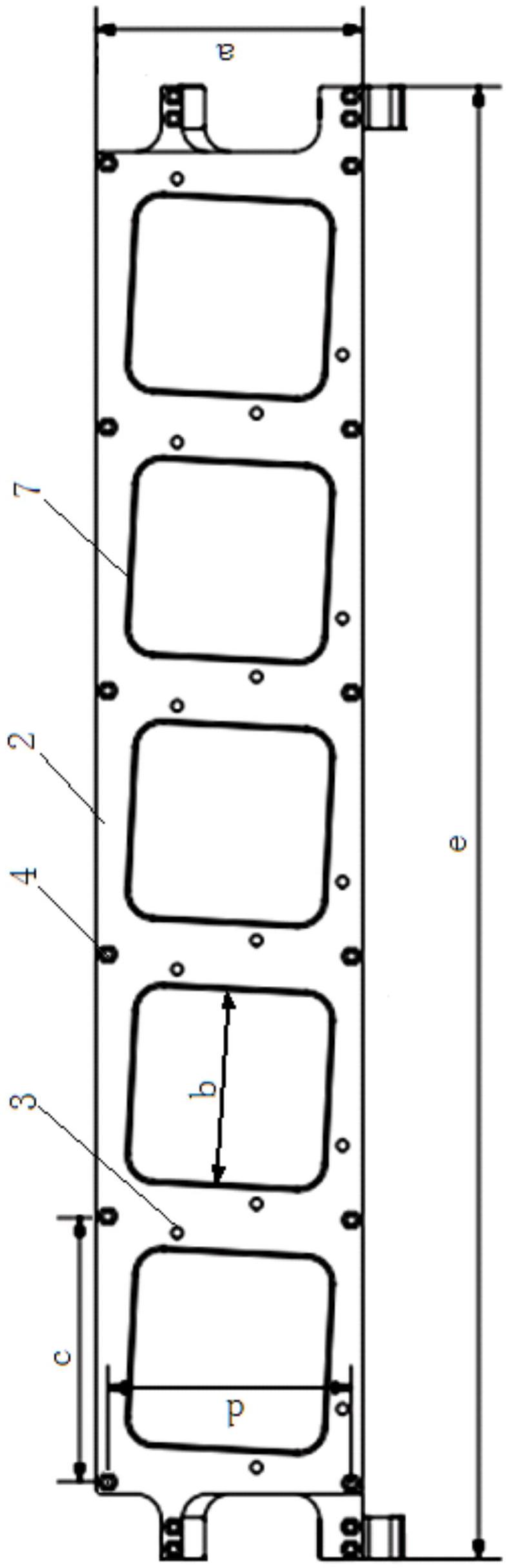 一种可以生产180182电池片的石墨舟
