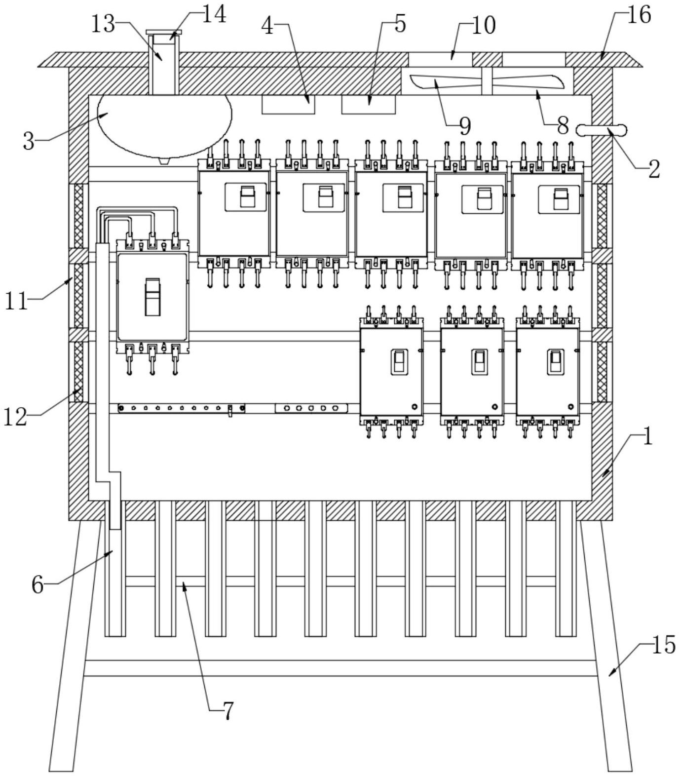 cn213026924u_一种改进型二级配电箱