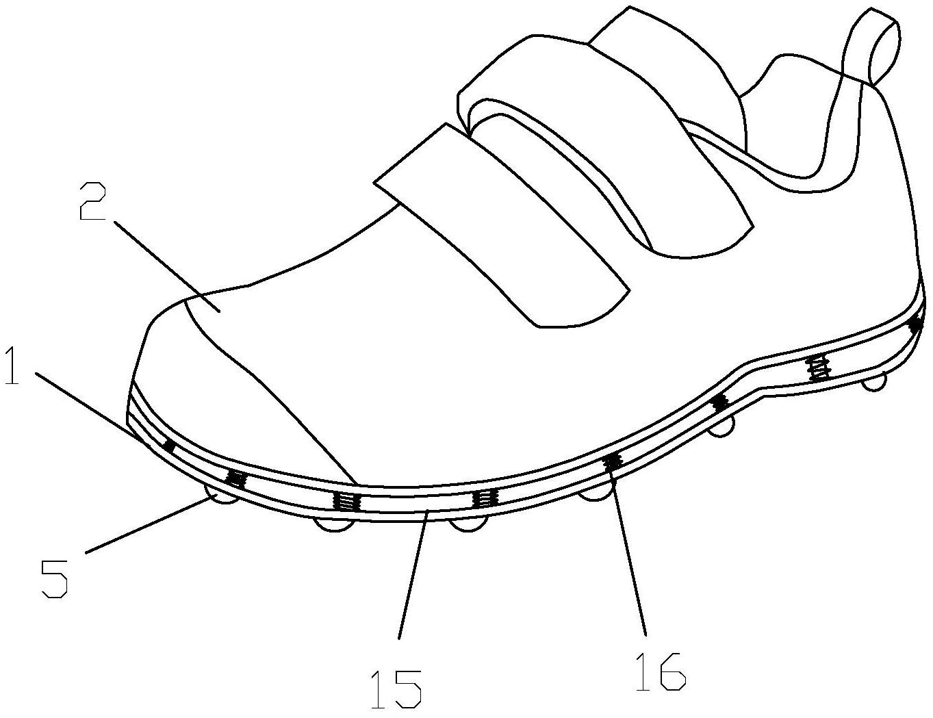 一种弹性运动鞋