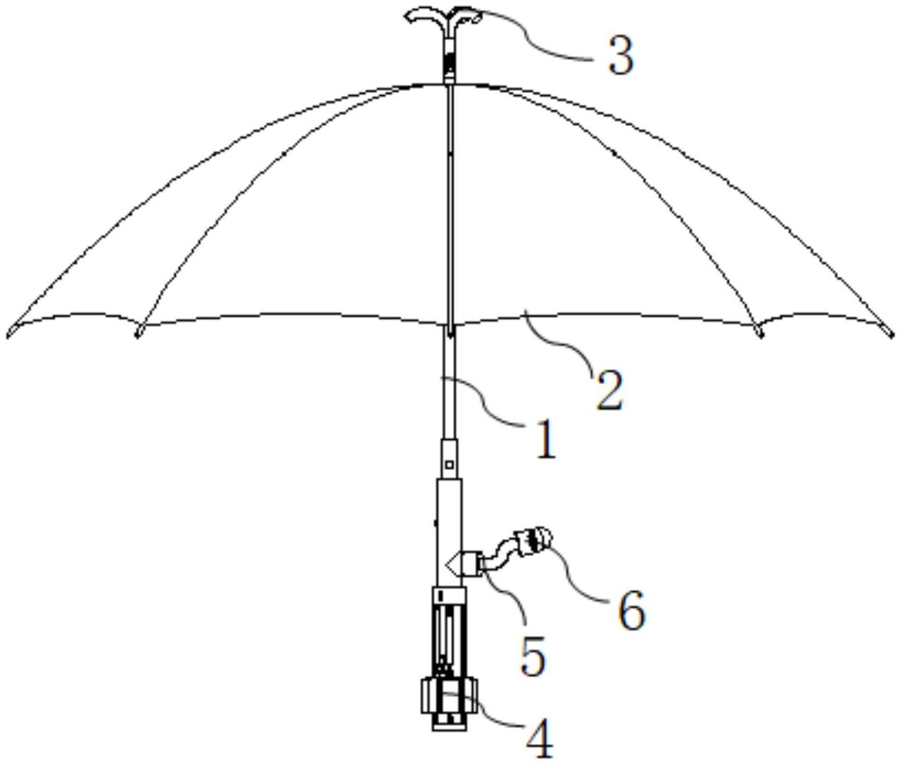 cn213045729u_一种多功能雨伞
