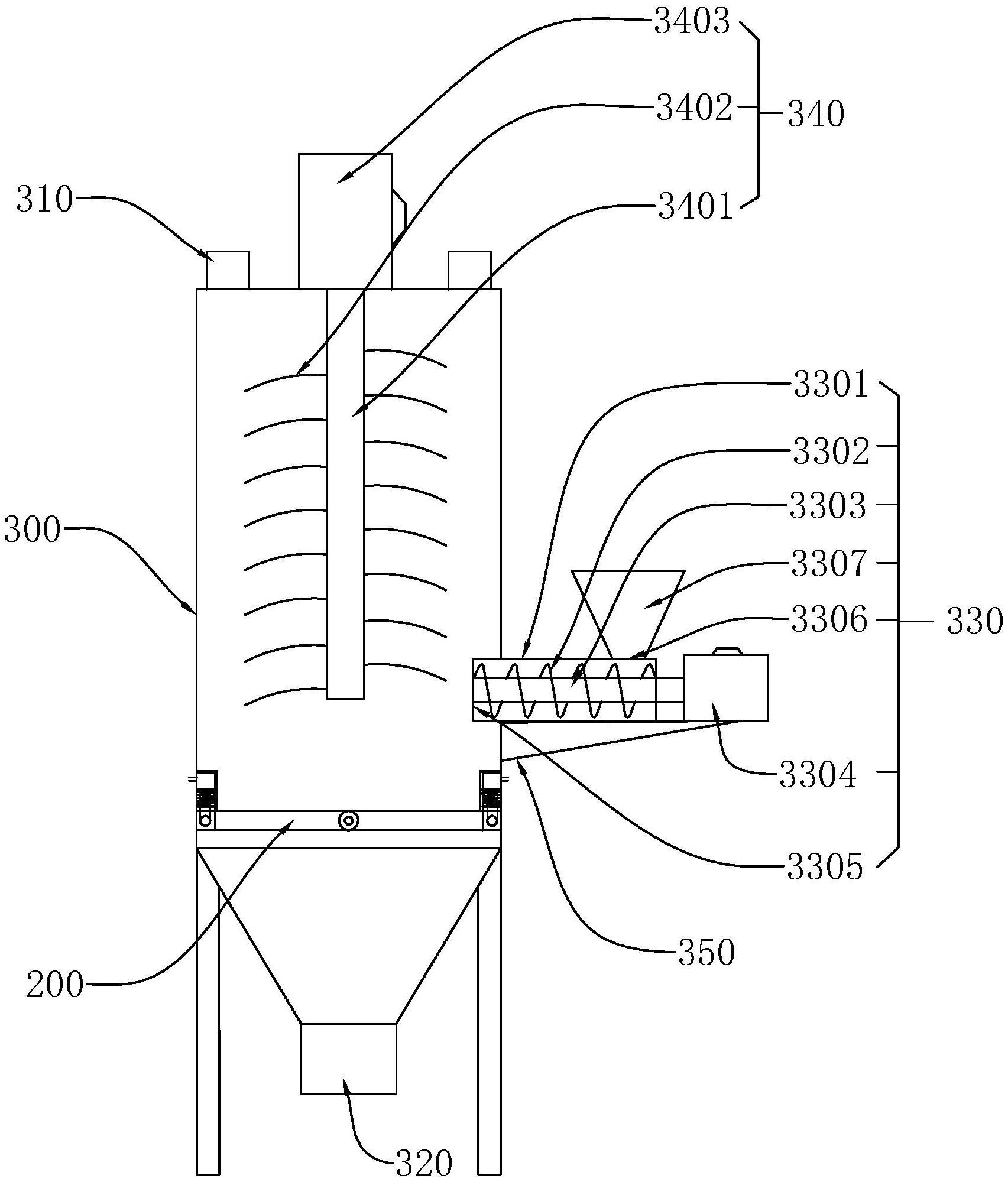 一种振动结构振动筛及气流粉碎机