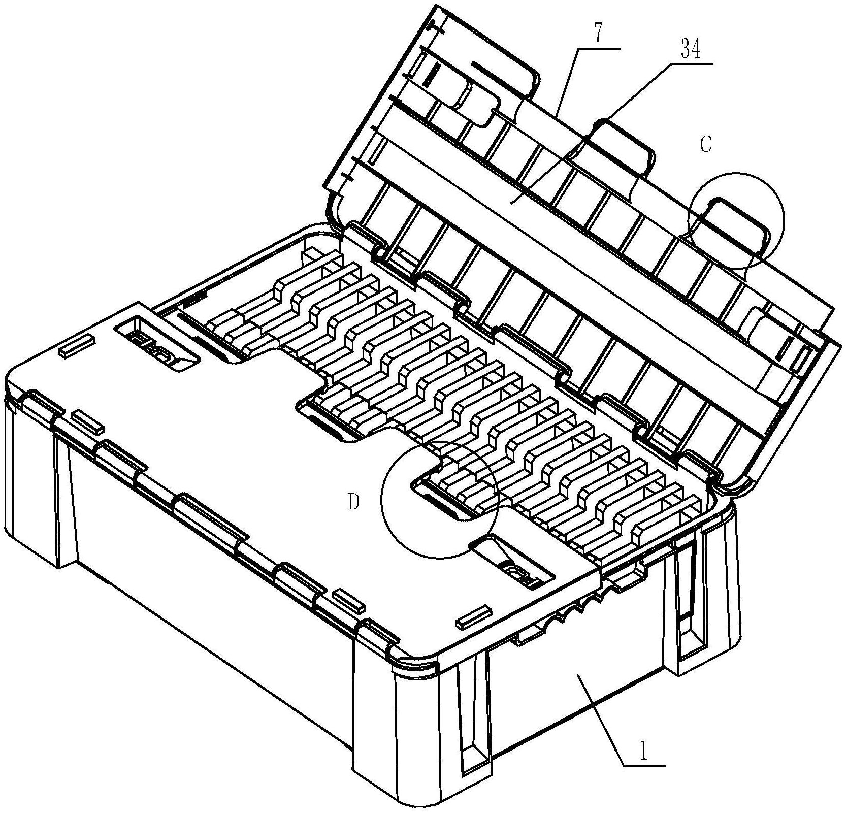 一种周转箱的箱盖结构