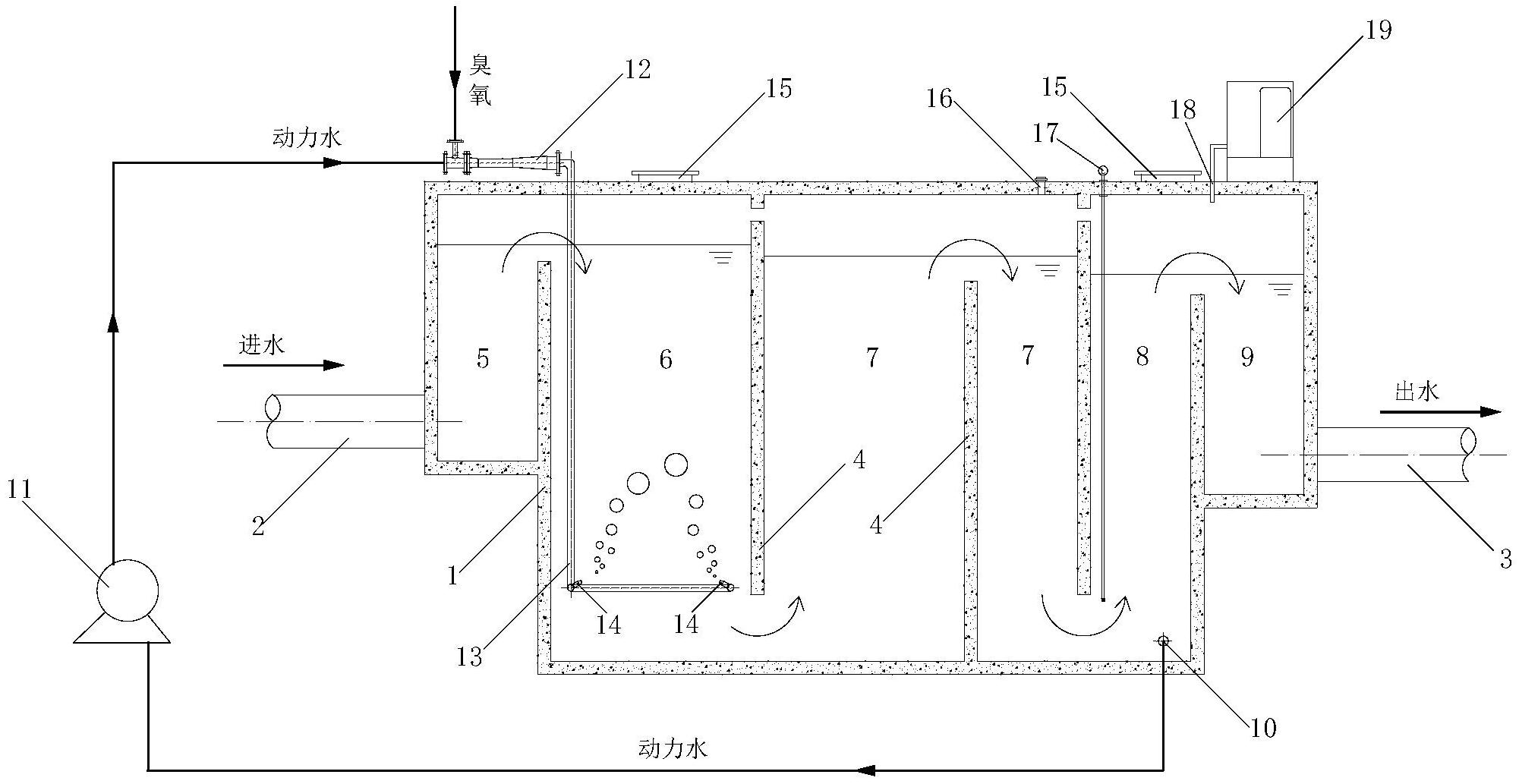 一种臭氧接触池
