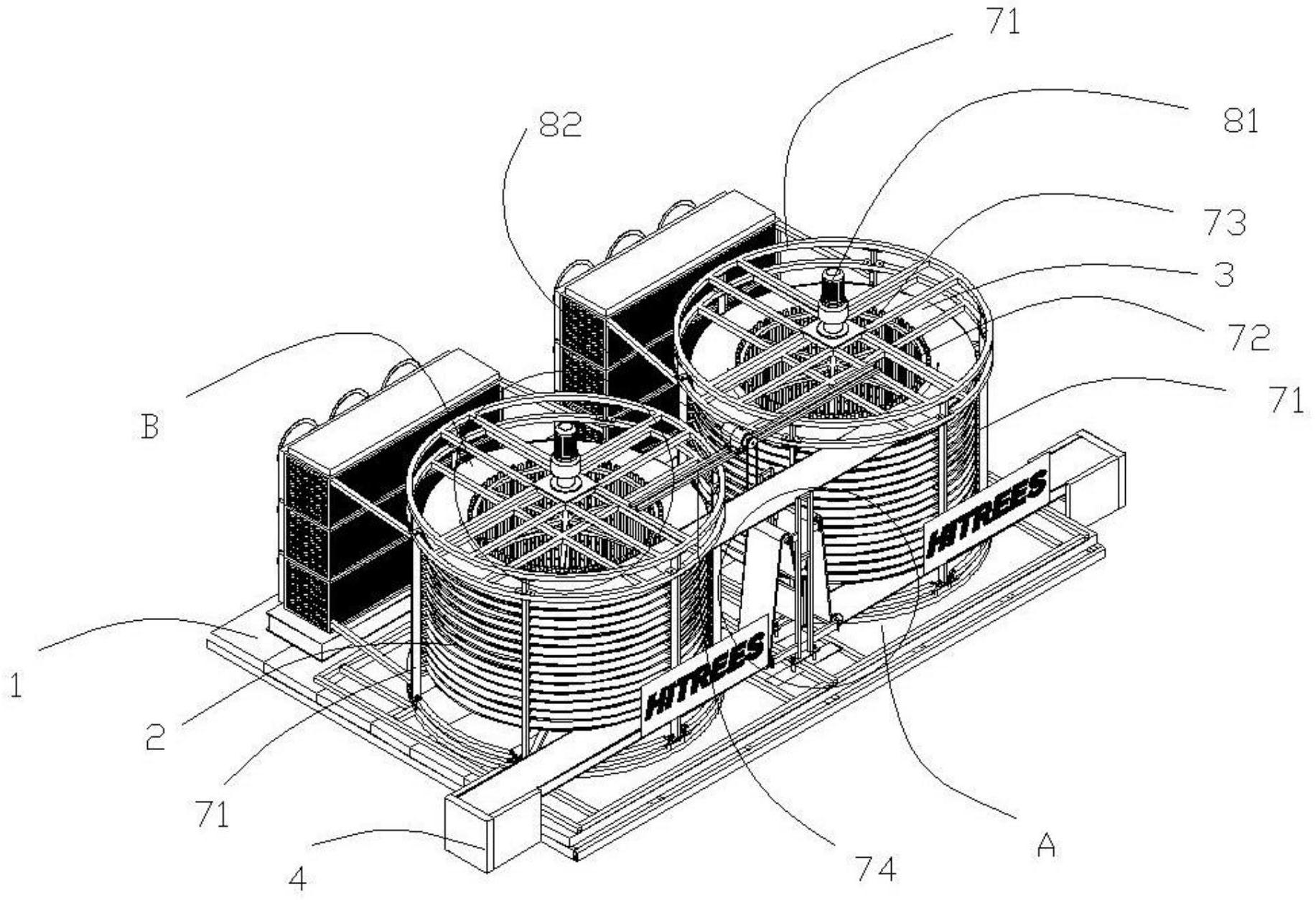 隧道式速冻机 结构图图片